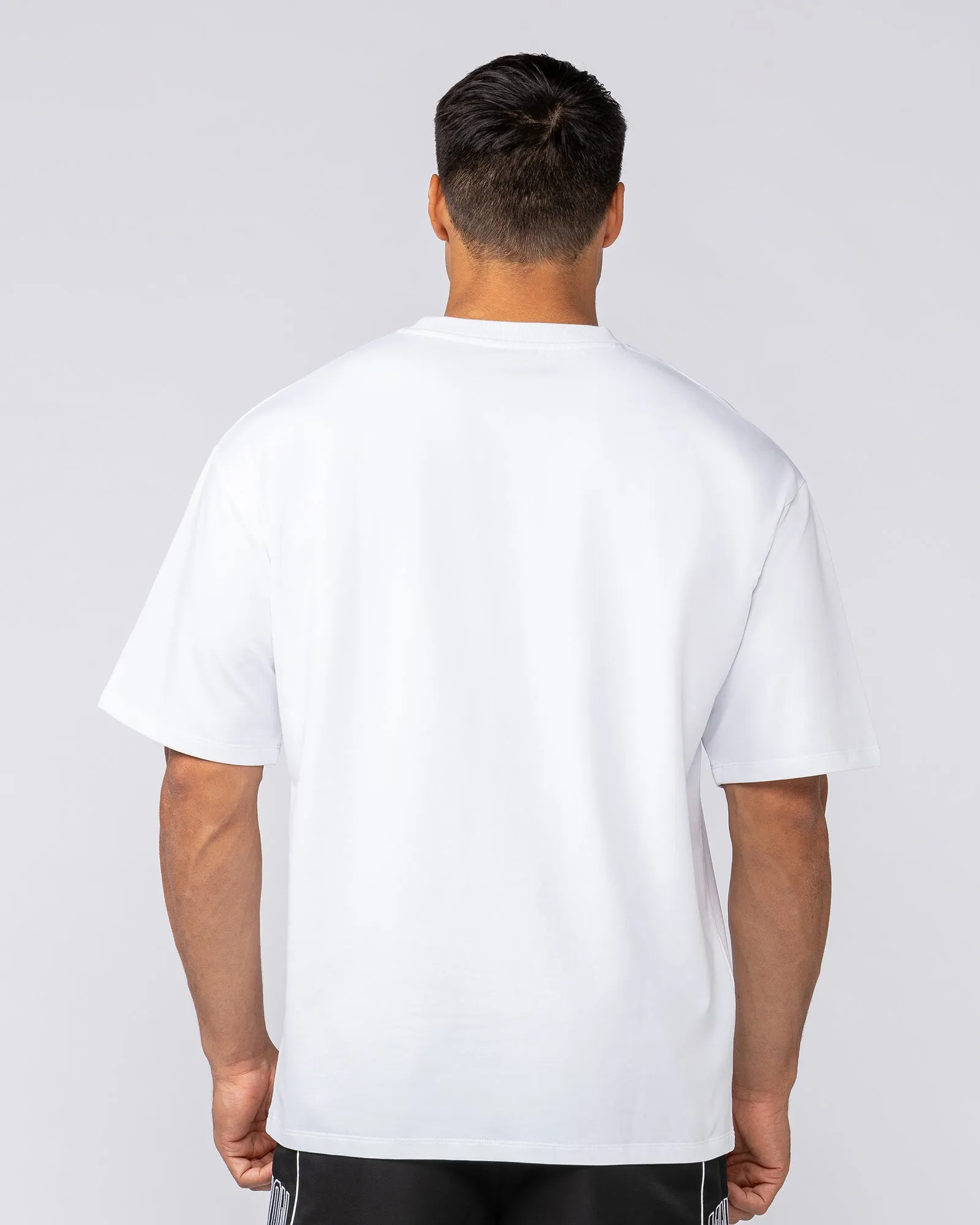 Essential Regular Fit Tee - White sold by Muscle Nation product image thumbnail 4
