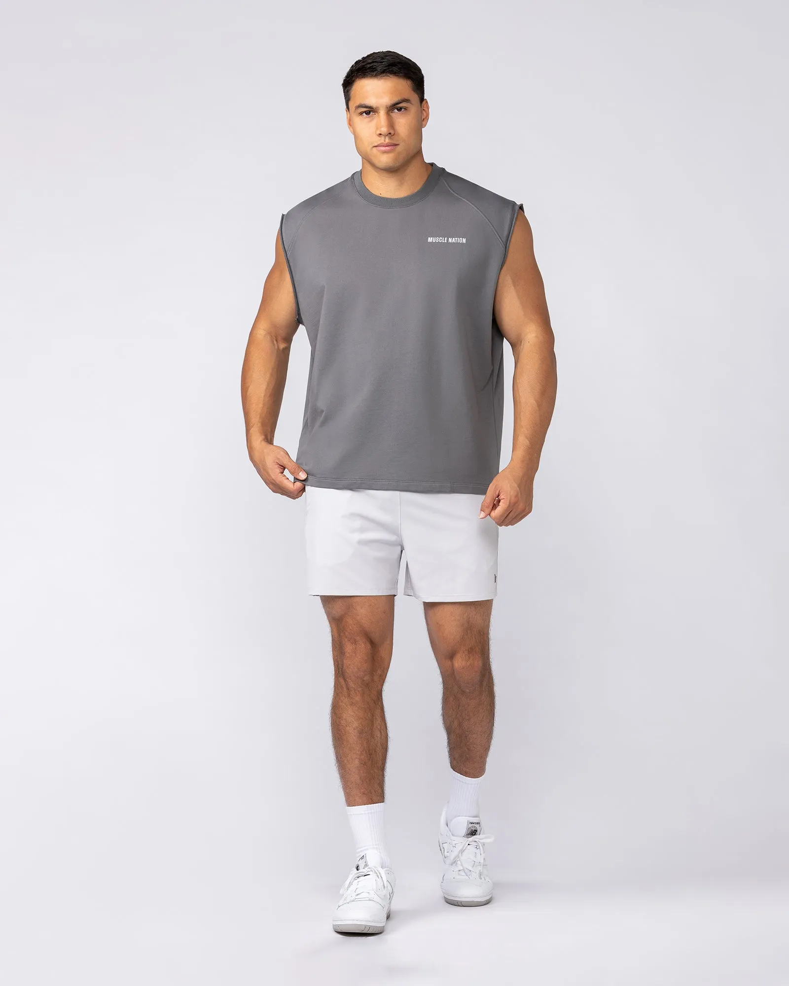 Essential Boxy Muscle Tank - Tornado sold by Muscle Nation product image thumbnail 5