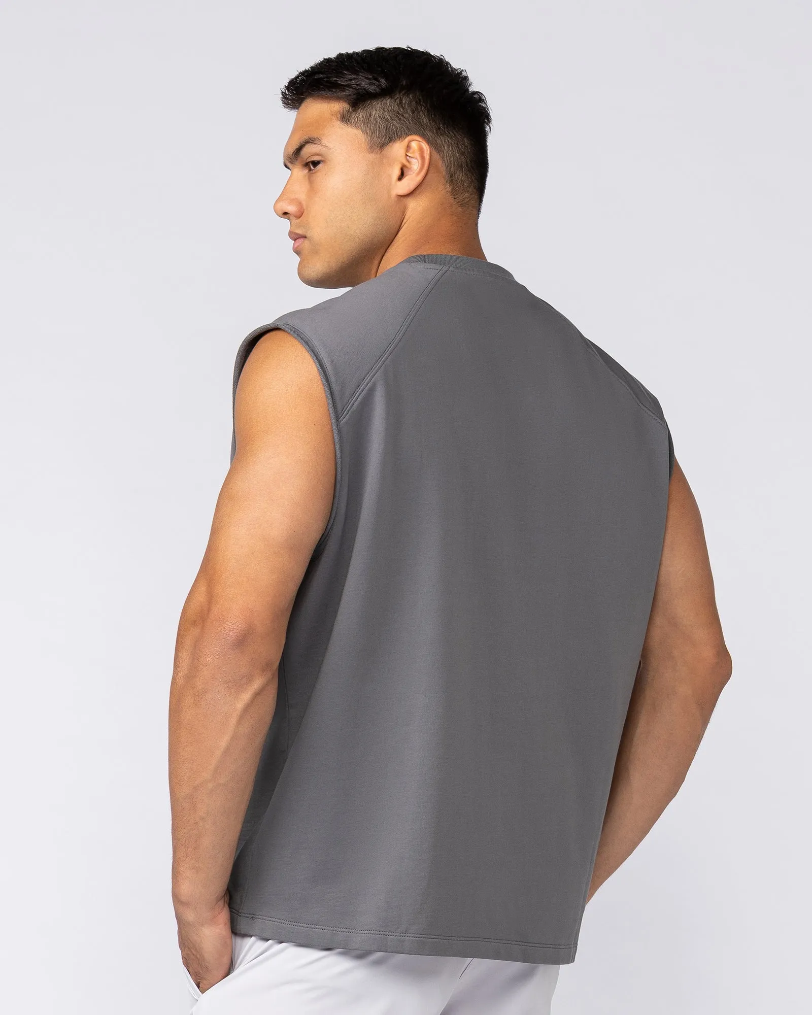Essential Boxy Muscle Tank - Tornado sold by Muscle Nation product image thumbnail 3
