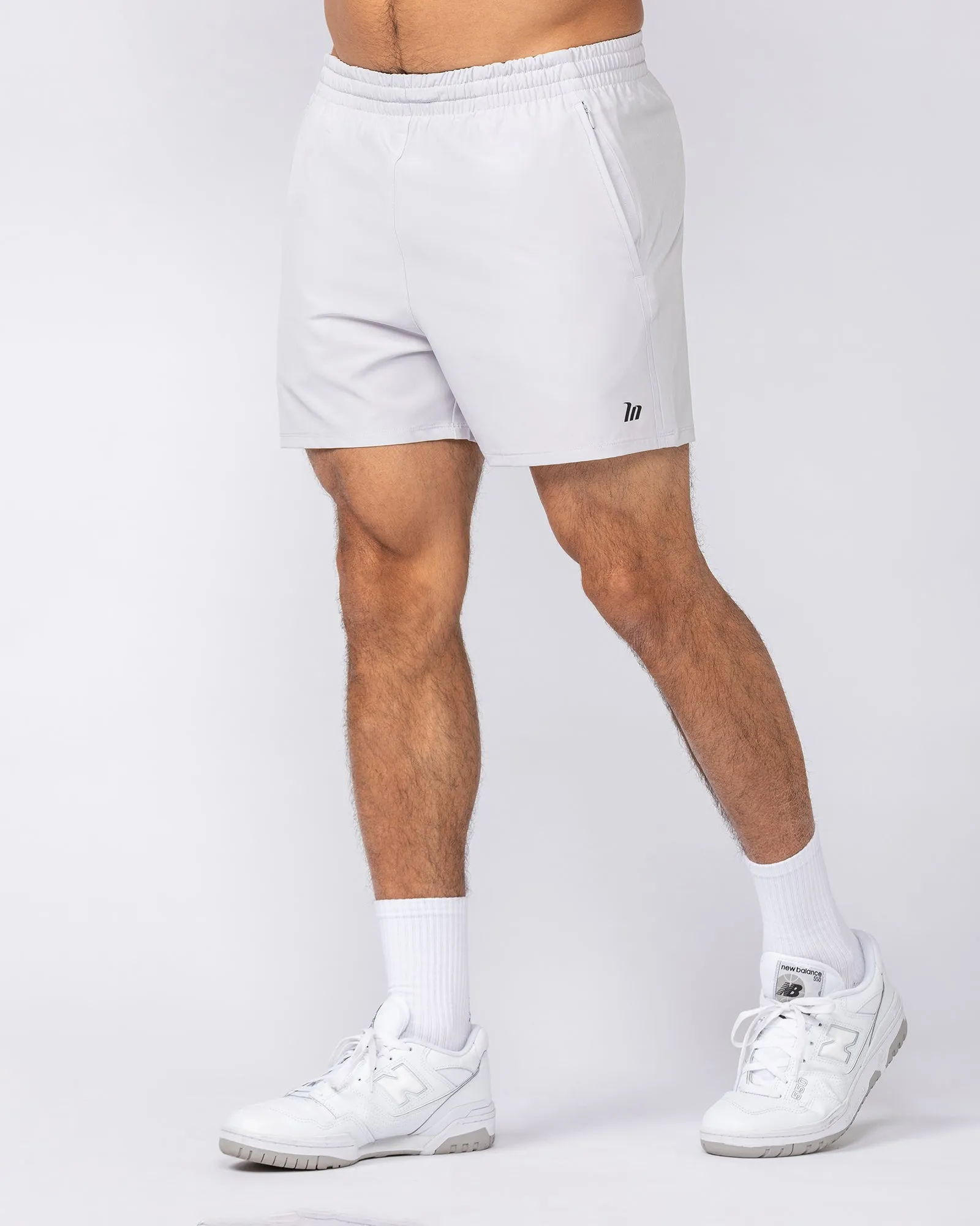 New Heights 4" Shorts - Ice Grey sold by Muscle Nation product image thumbnail 3