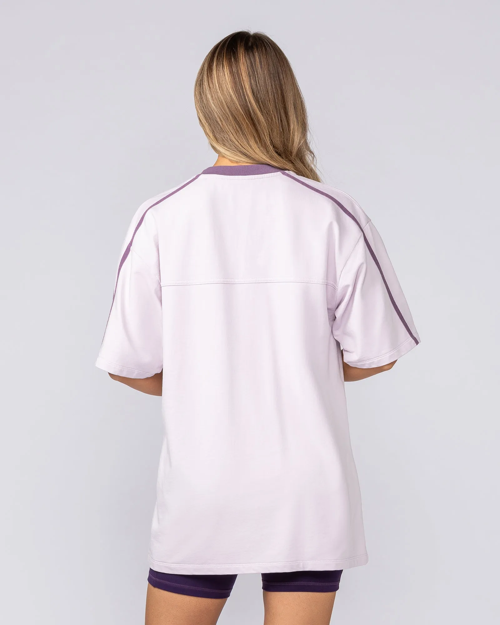 Homage Oversized Tee - Lilac Snow sold by Muscle Nation product image thumbnail 5