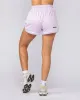 Womens 3" Basketball Shorts - Lilac Snow sold by Muscle Nation