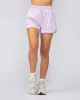 Womens 3" Basketball Shorts - Lilac Snow sold by Muscle Nation