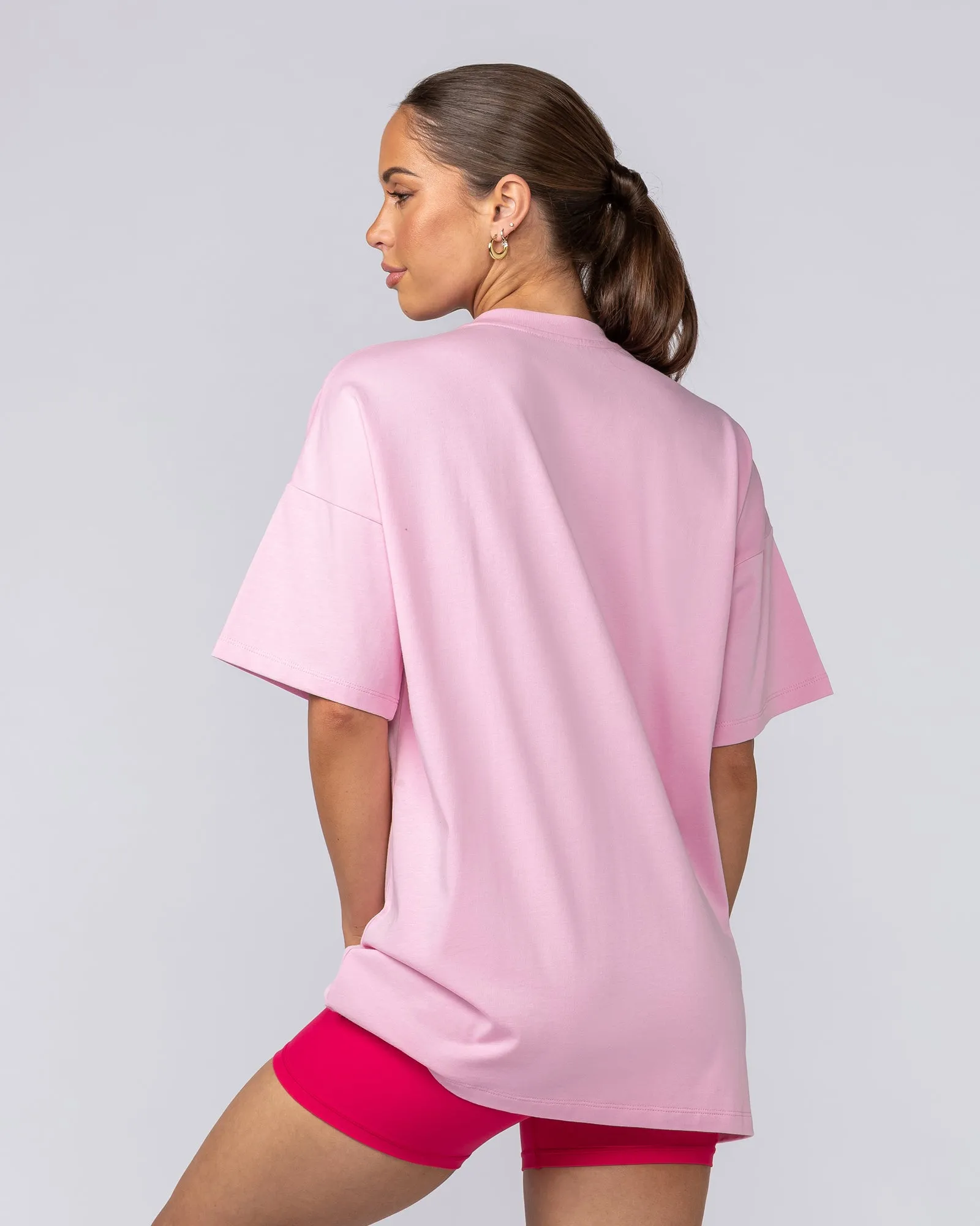 The Power Of Pink Oversized Tee - Shell Pink sold by Muscle Nation product image thumbnail 5