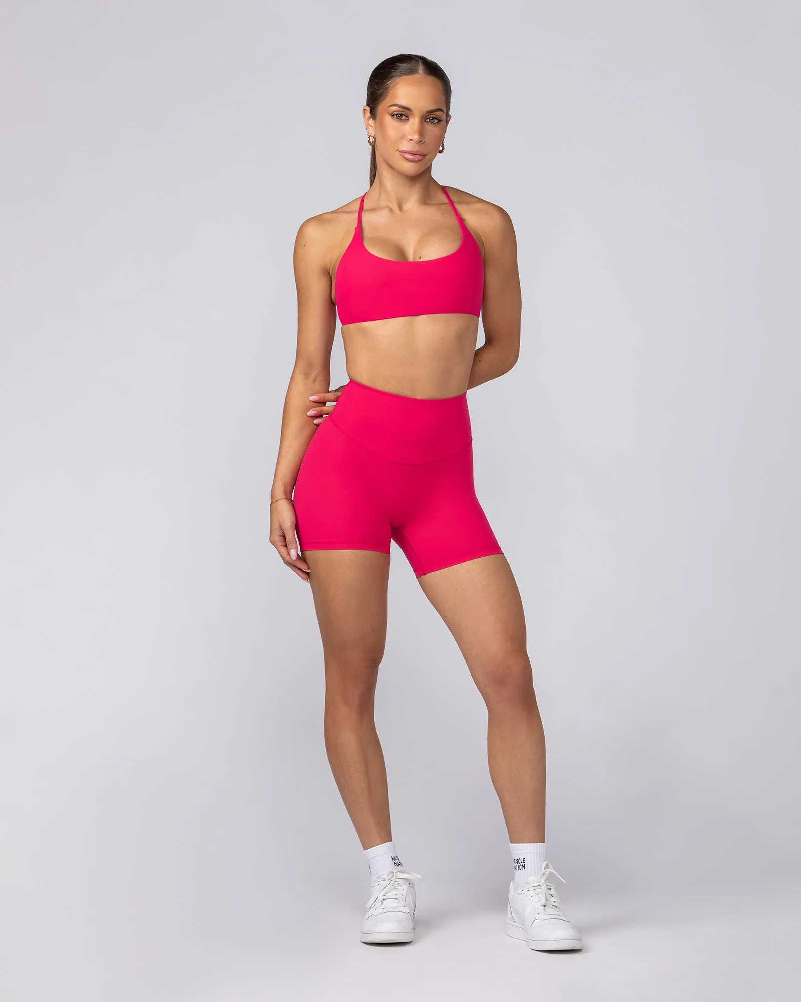 Strike Aura Bralette - Cherry Crimson sold by Muscle Nation product image thumbnail 5