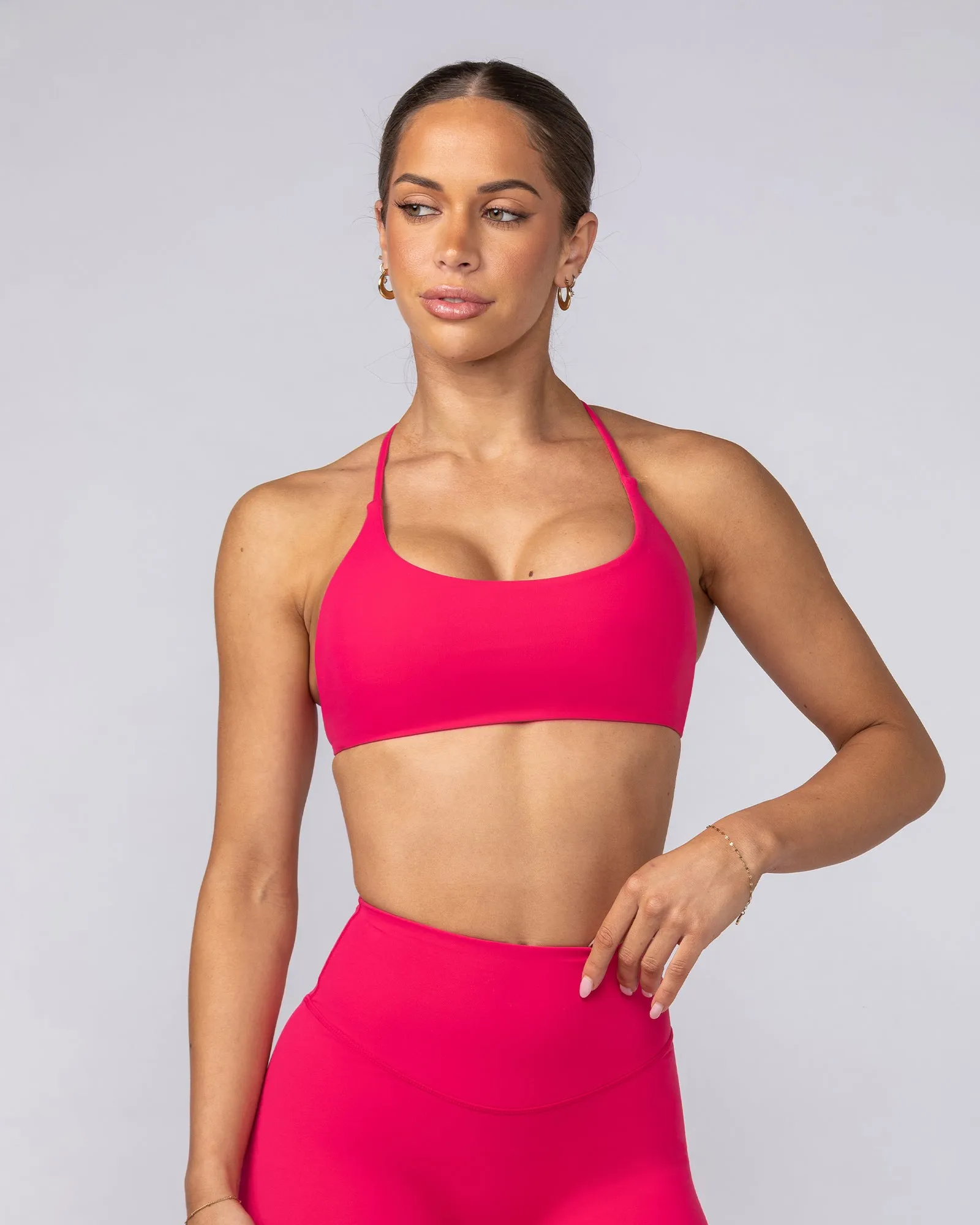 Strike Aura Bralette - Cherry Crimson sold by Muscle Nation