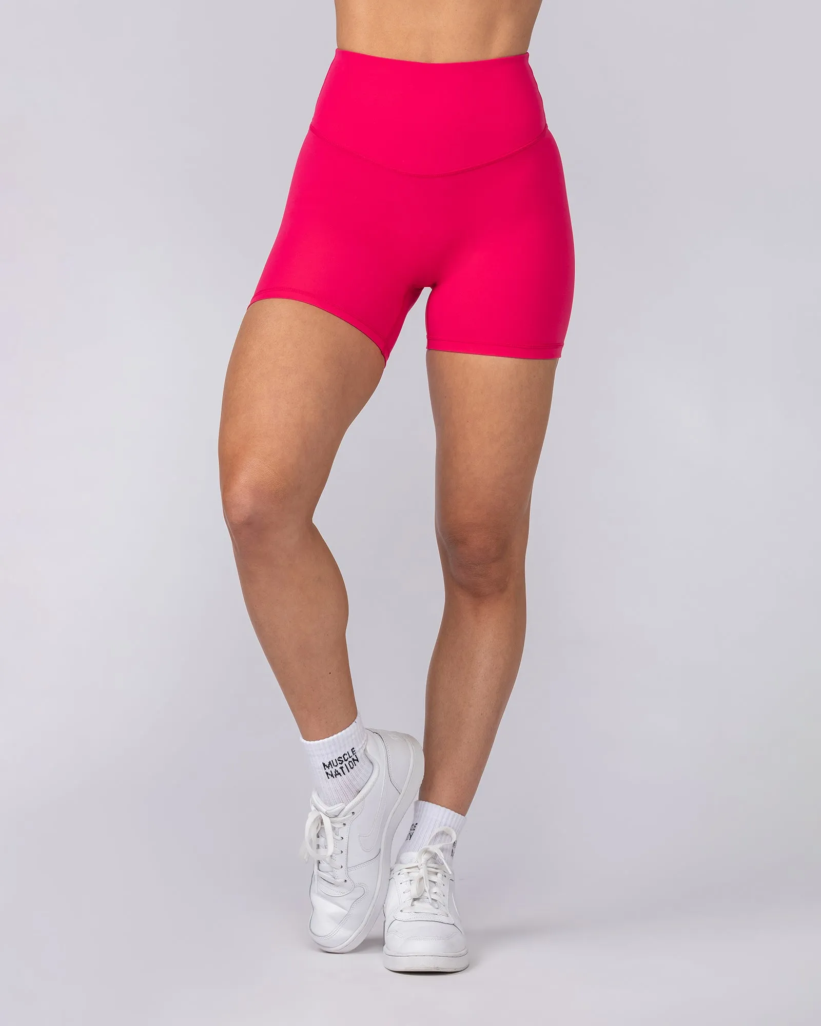 Ultra Aura Midway Shorts - Cherry Crimson sold by Muscle Nation product image thumbnail 2