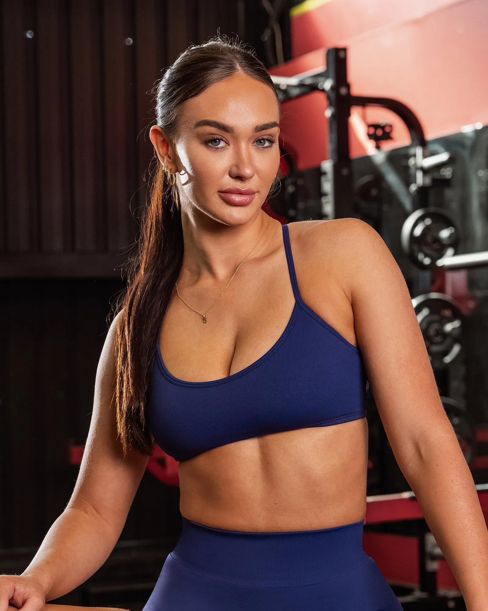 Sculpt Seamless Bralette - Navy sold by Muscle Nation