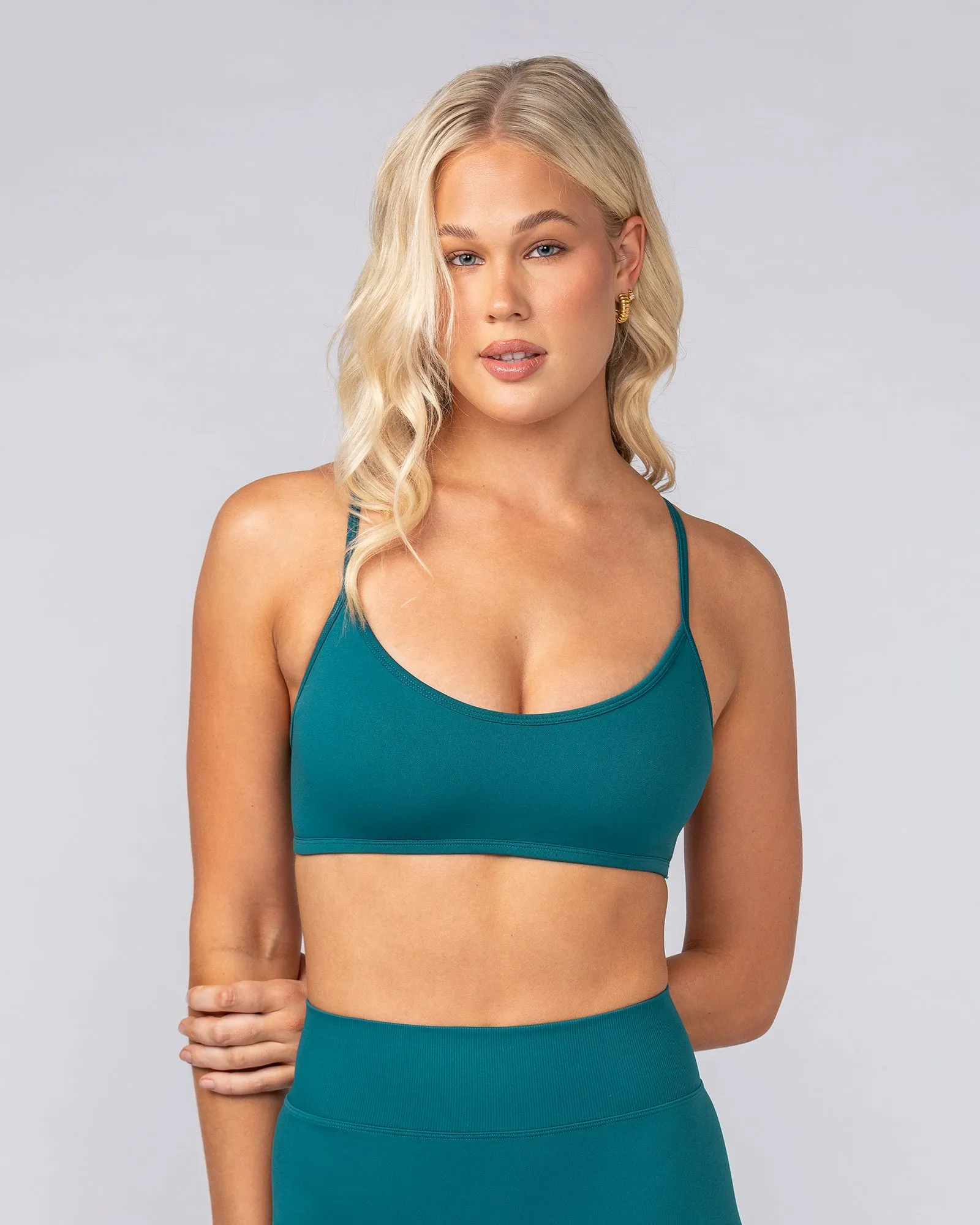 Sculpt Seamless Bralette - Deep Teal sold by Muscle Nation product image thumbnail 3