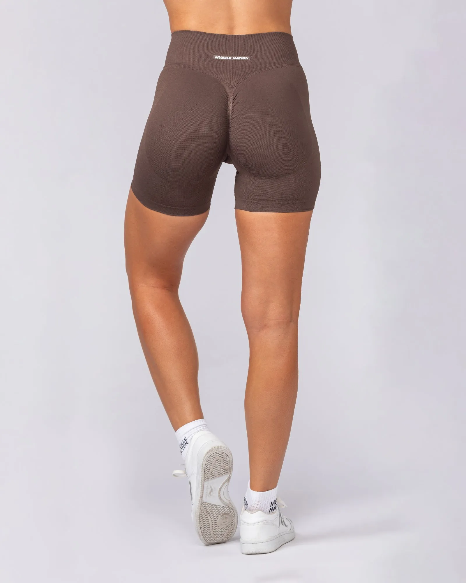 Sculpt Seamless Midway Shorts - Cola sold by Muscle Nation product image thumbnail 5