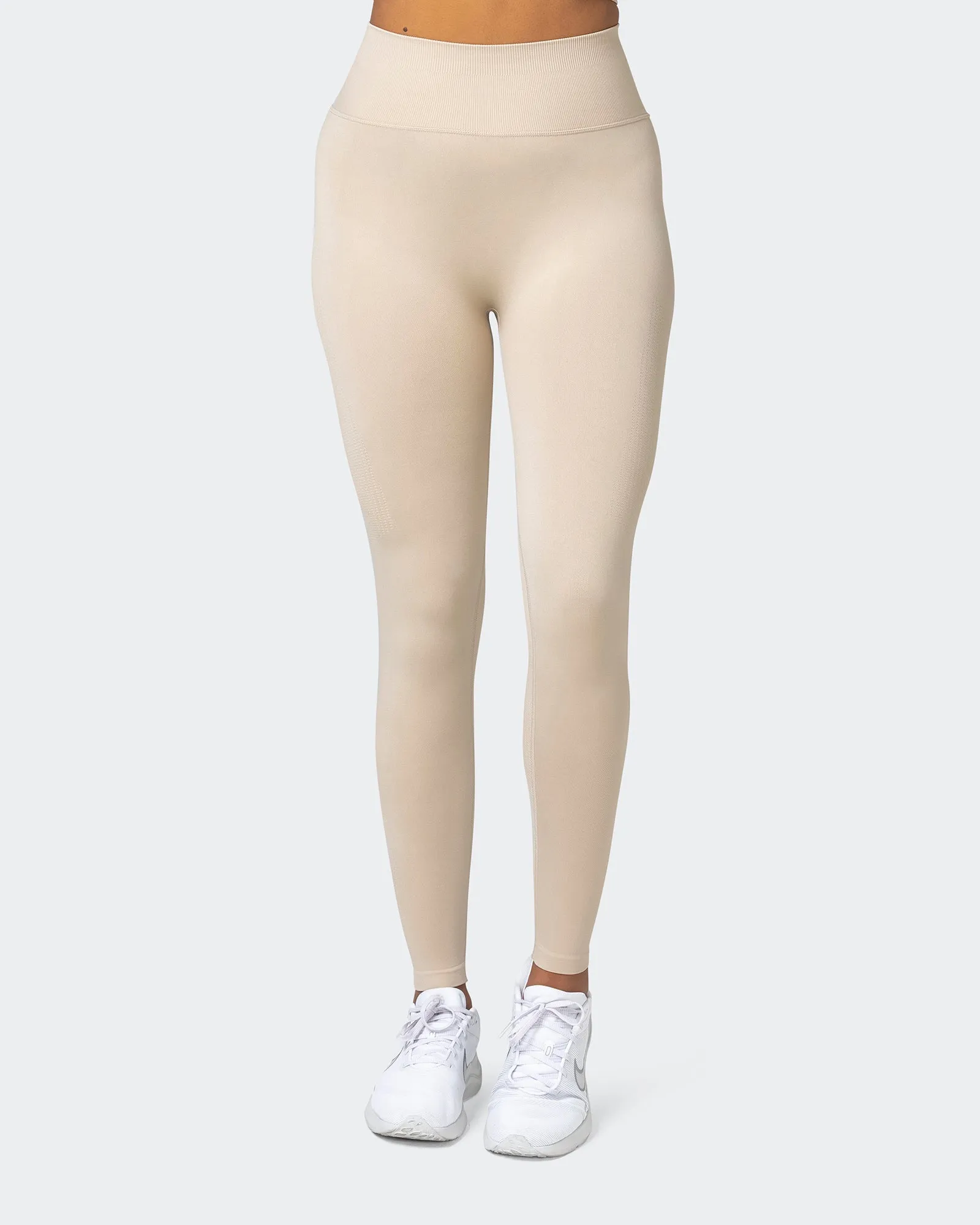 Seamless Full Length Leggings - Bone sold by Muscle Nation product image thumbnail 2
