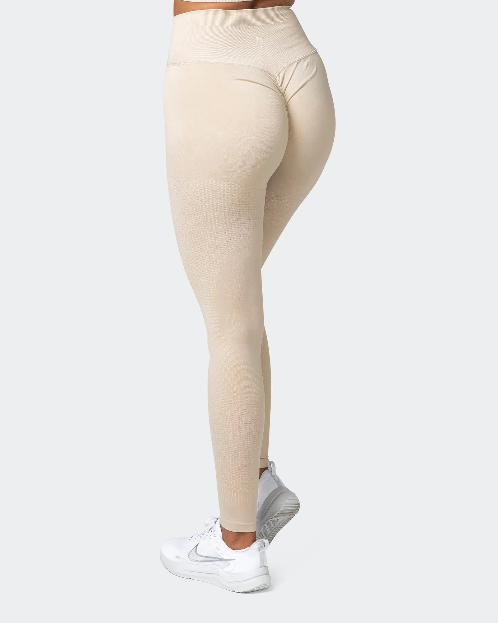 Seamless Full Length Leggings - Bone sold by Muscle Nation product image thumbnail 5