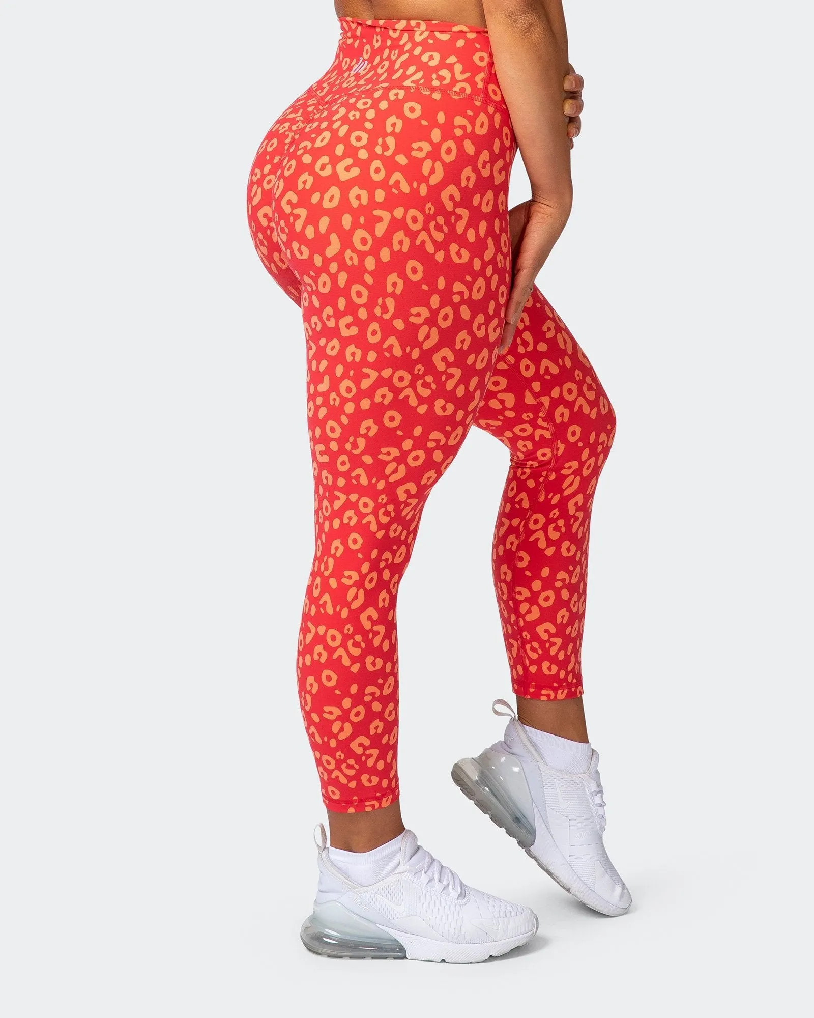 Signature Scrunch 7/8 Leggings - Vibrant Cheetah Print sold by Muscle Nation