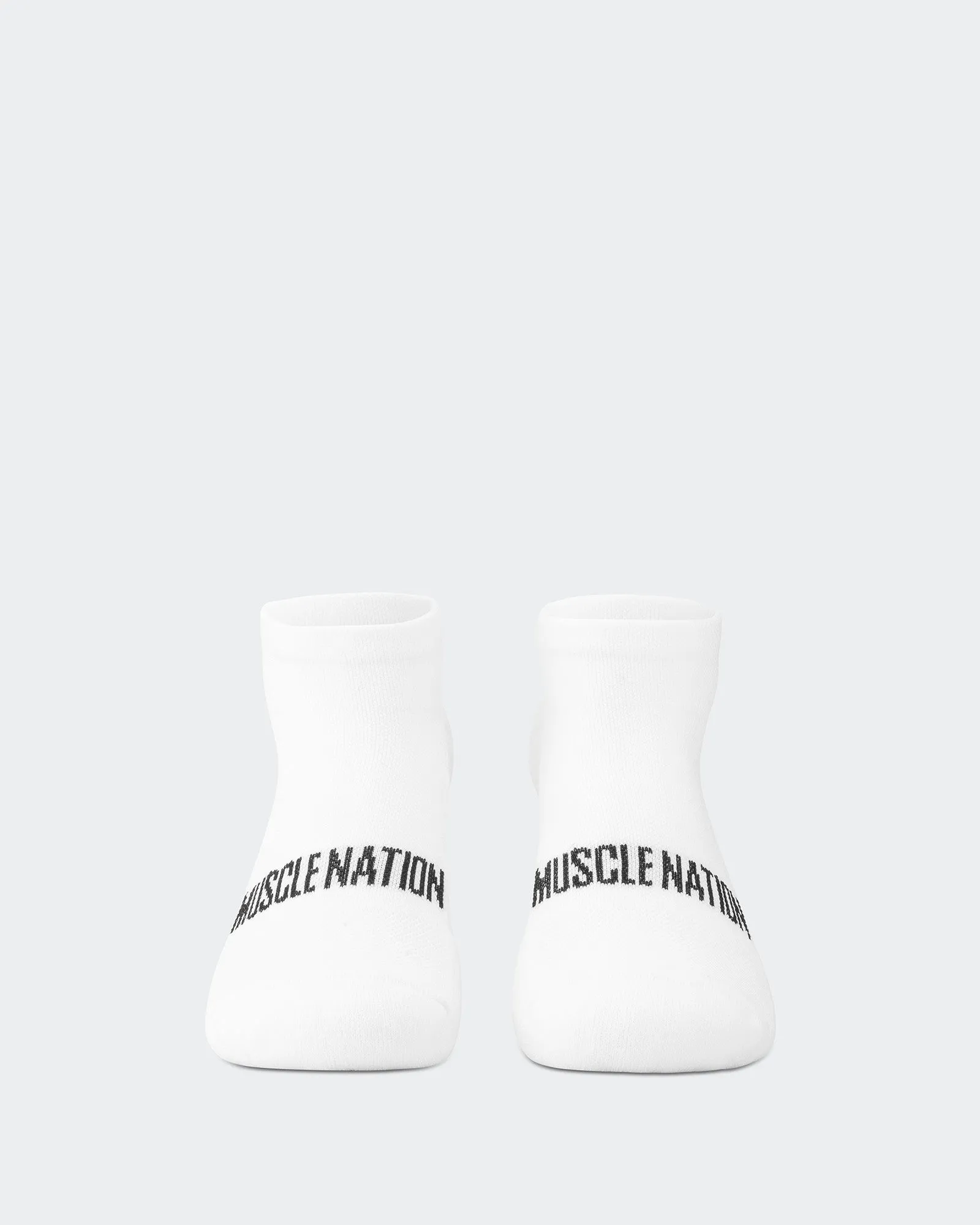 Mens Ankle Socks (2X Pack) - White sold by Muscle Nation product image thumbnail 3