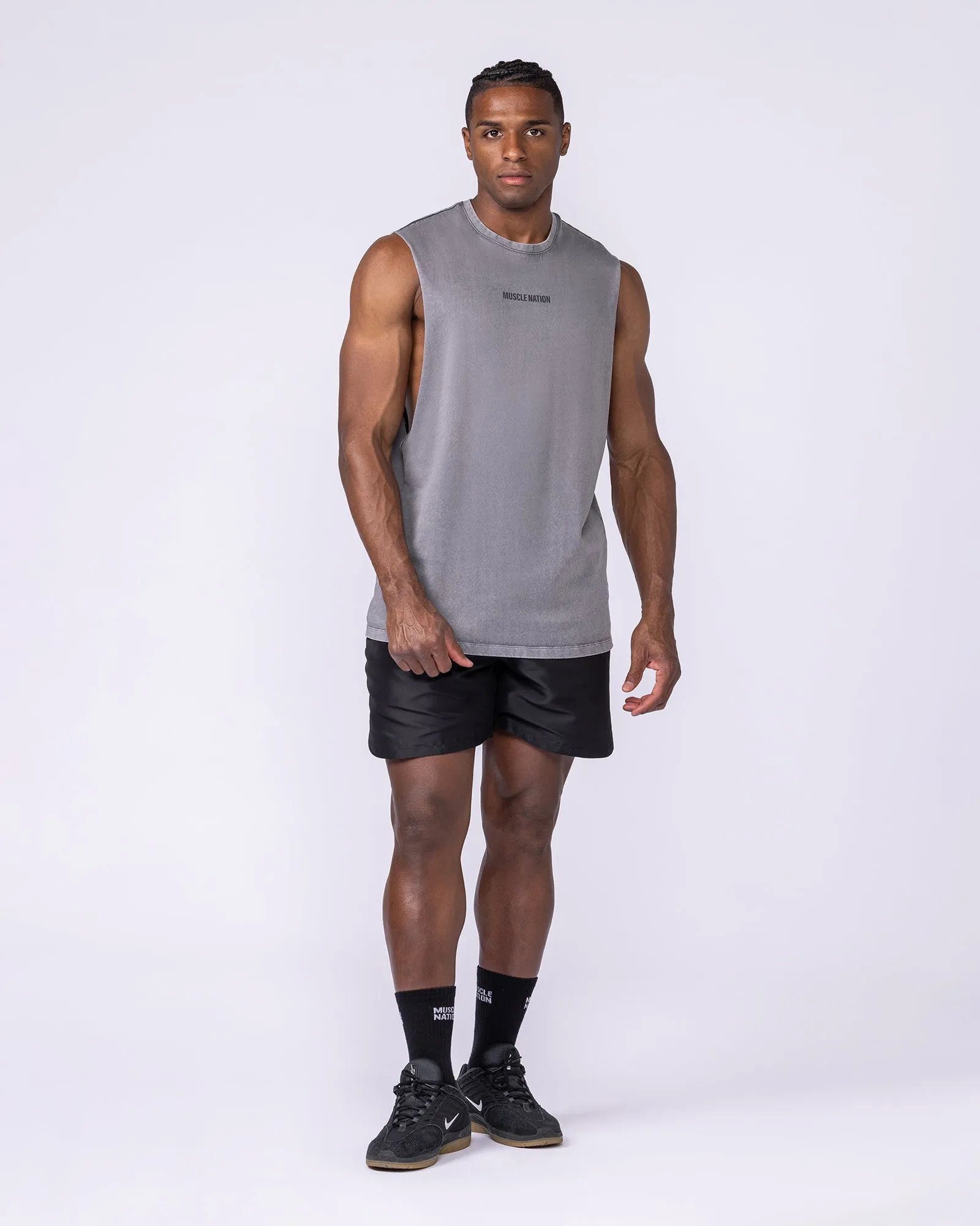 Vintage Training Drop Arm Tank - Washed Tornado sold by Muscle Nation product image thumbnail 5