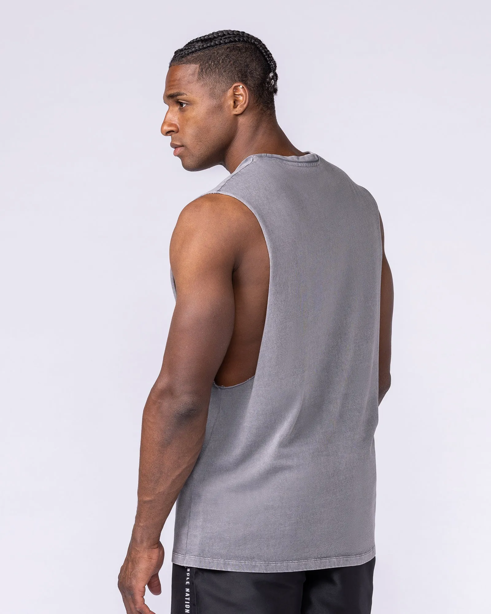 Vintage Training Drop Arm Tank - Washed Tornado sold by Muscle Nation product image thumbnail 2