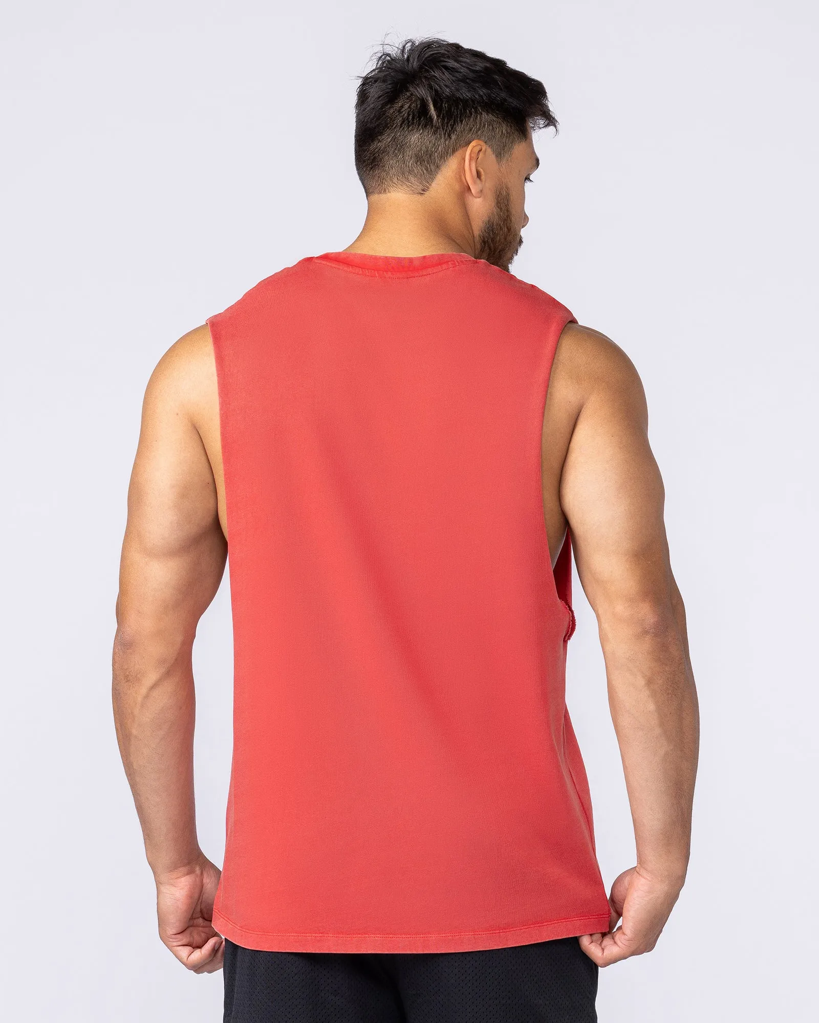 Vintage Training Drop Arm Tank - Washed Red sold by Muscle Nation product image thumbnail 4