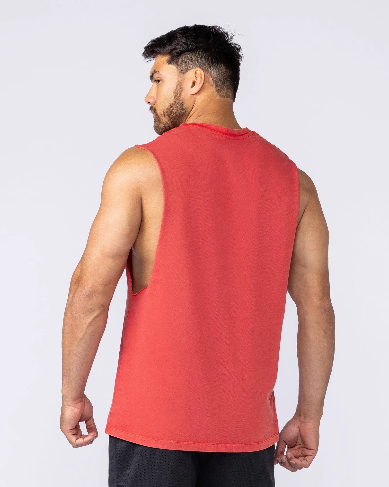 Vintage Training Drop Arm Tank - Washed Red sold by Muscle Nation product image thumbnail 2