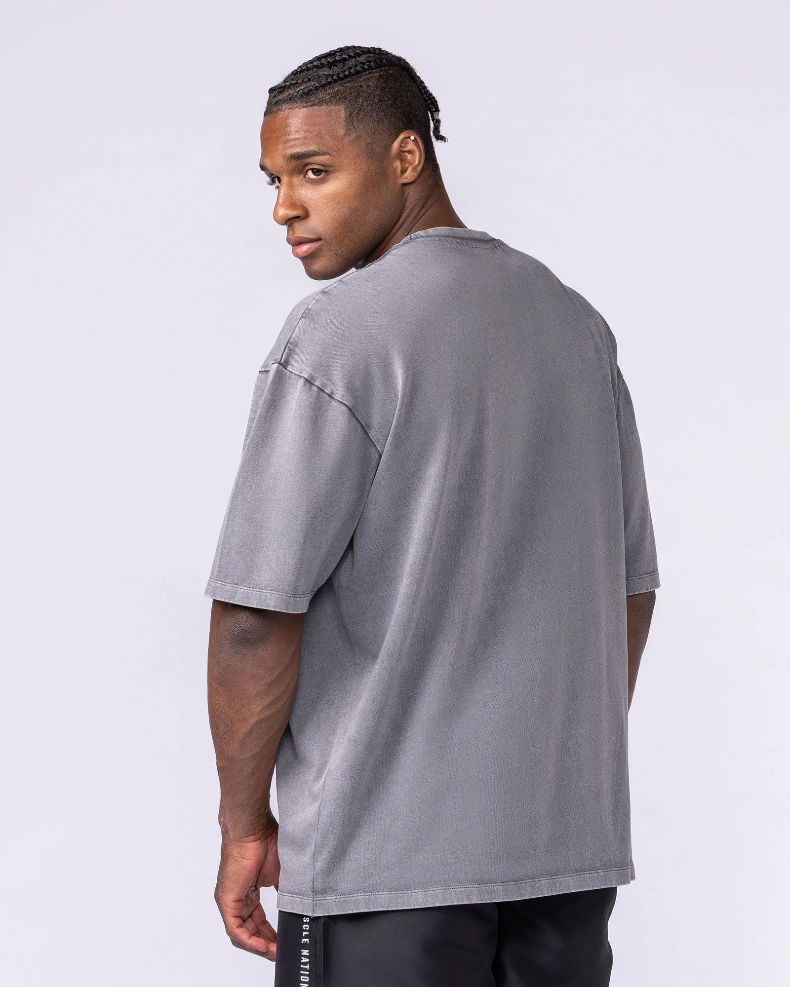 Worldwide Oversized Vintage Tee - Washed Tornado sold by Muscle Nation product image thumbnail 2