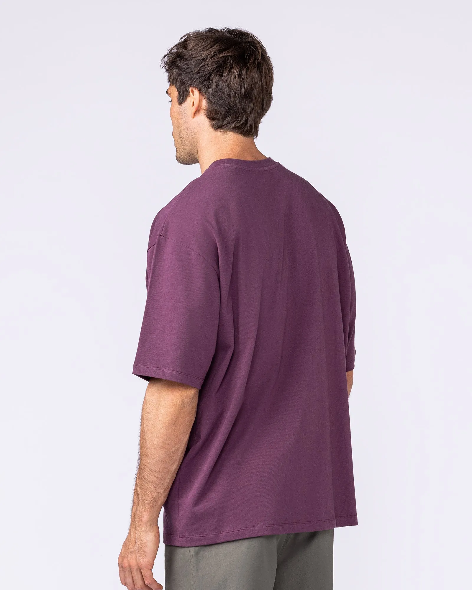 Worldwide Collection Oversized Tee - Cranberry sold by Muscle Nation product image thumbnail 2