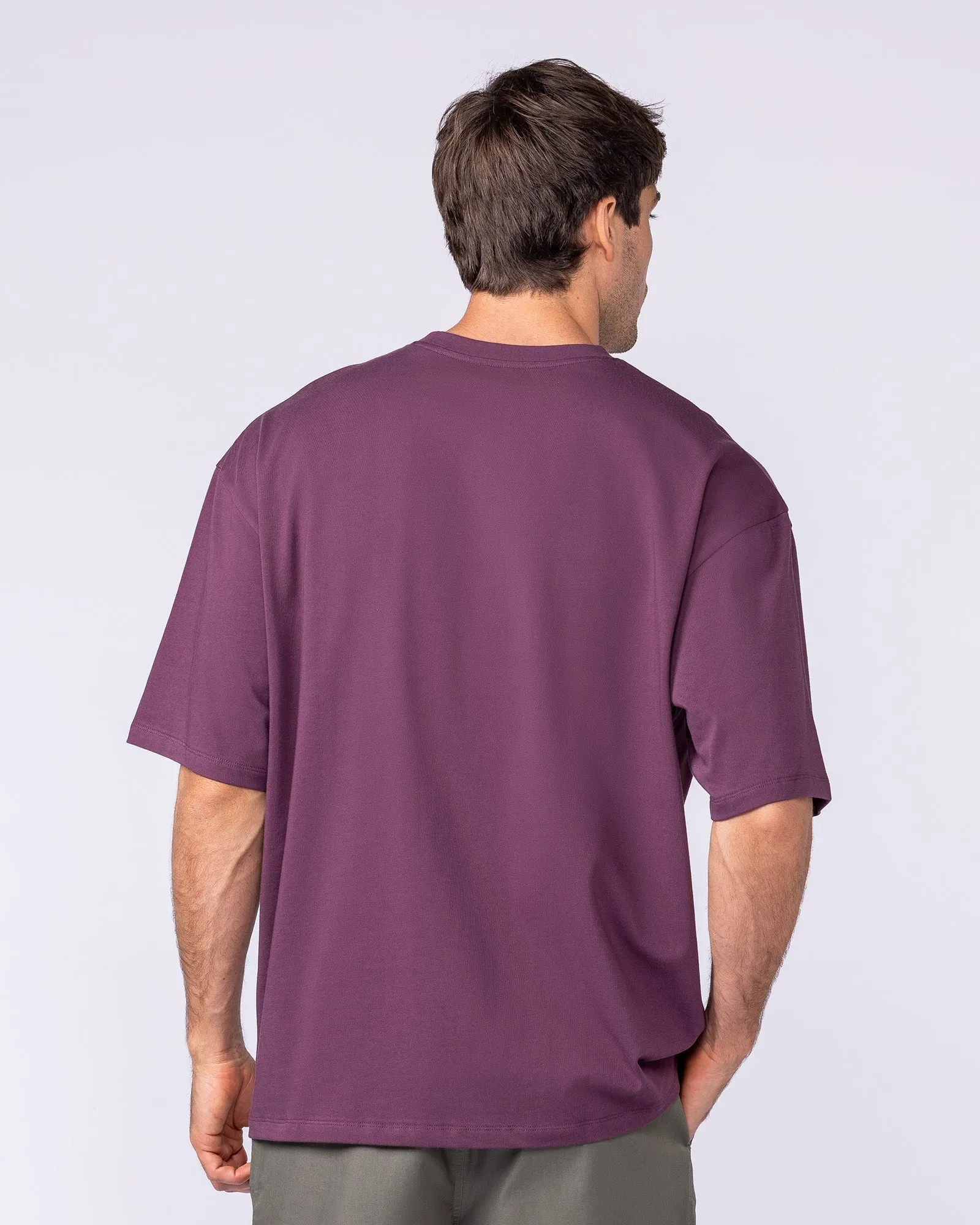 Worldwide Collection Oversized Tee - Cranberry sold by Muscle Nation product image thumbnail 4