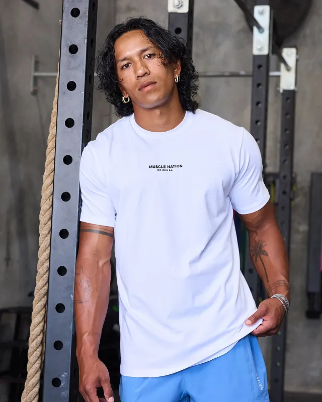 Staple Condition Tee - White sold by Muscle Nation