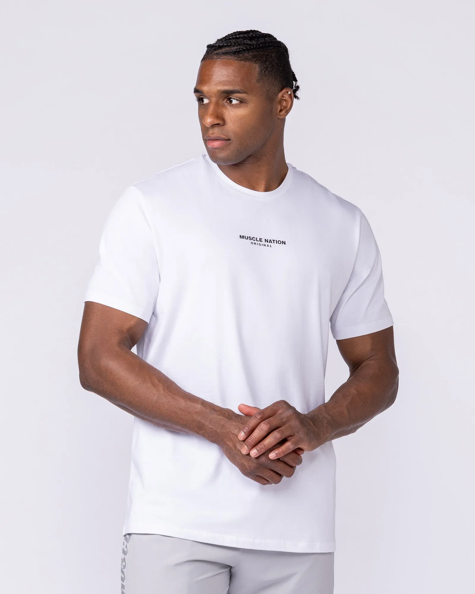 Staple Condition Tee - White sold by Muscle Nation product image thumbnail 3