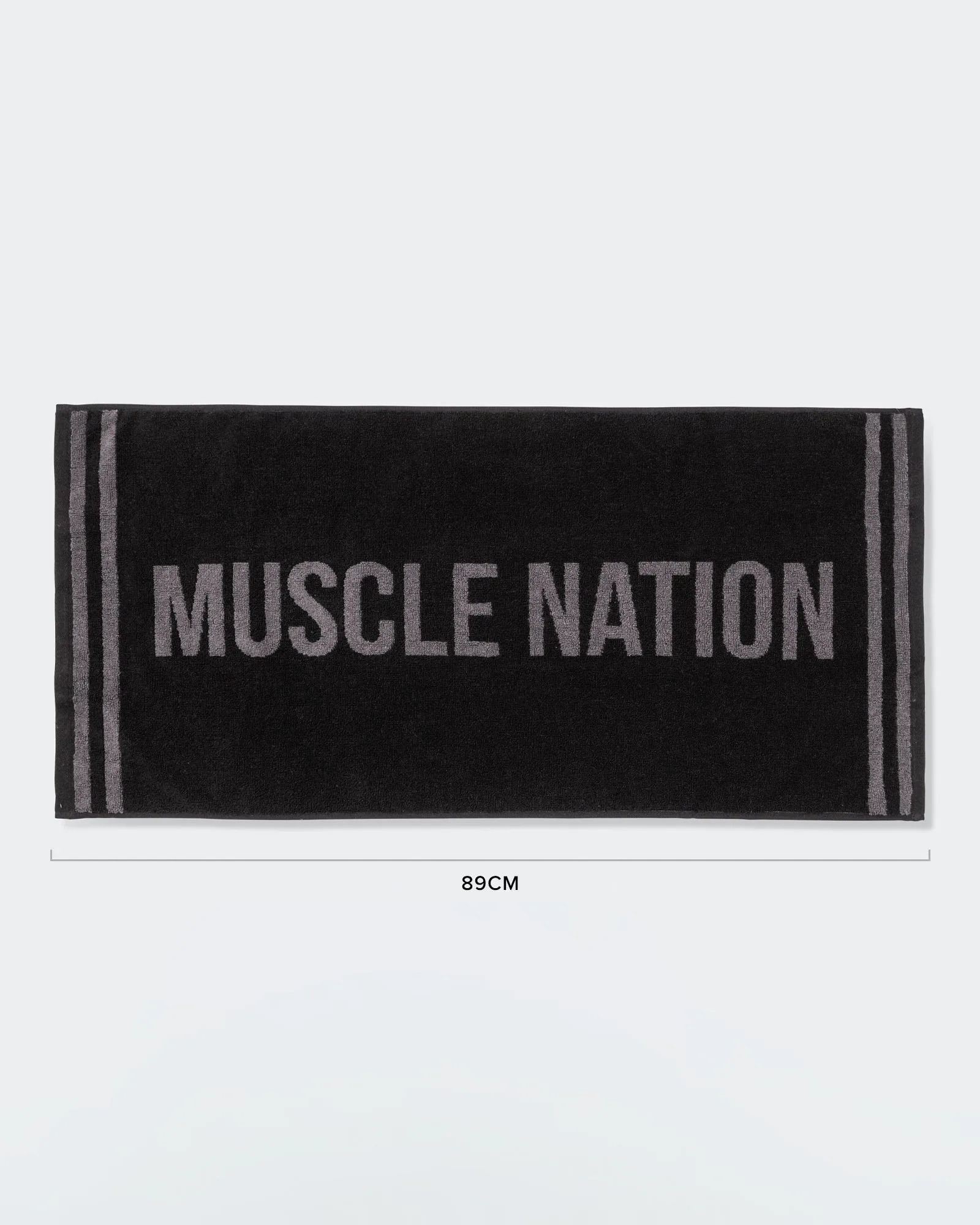 Sweat Towel - Black / Tornado sold by Muscle Nation