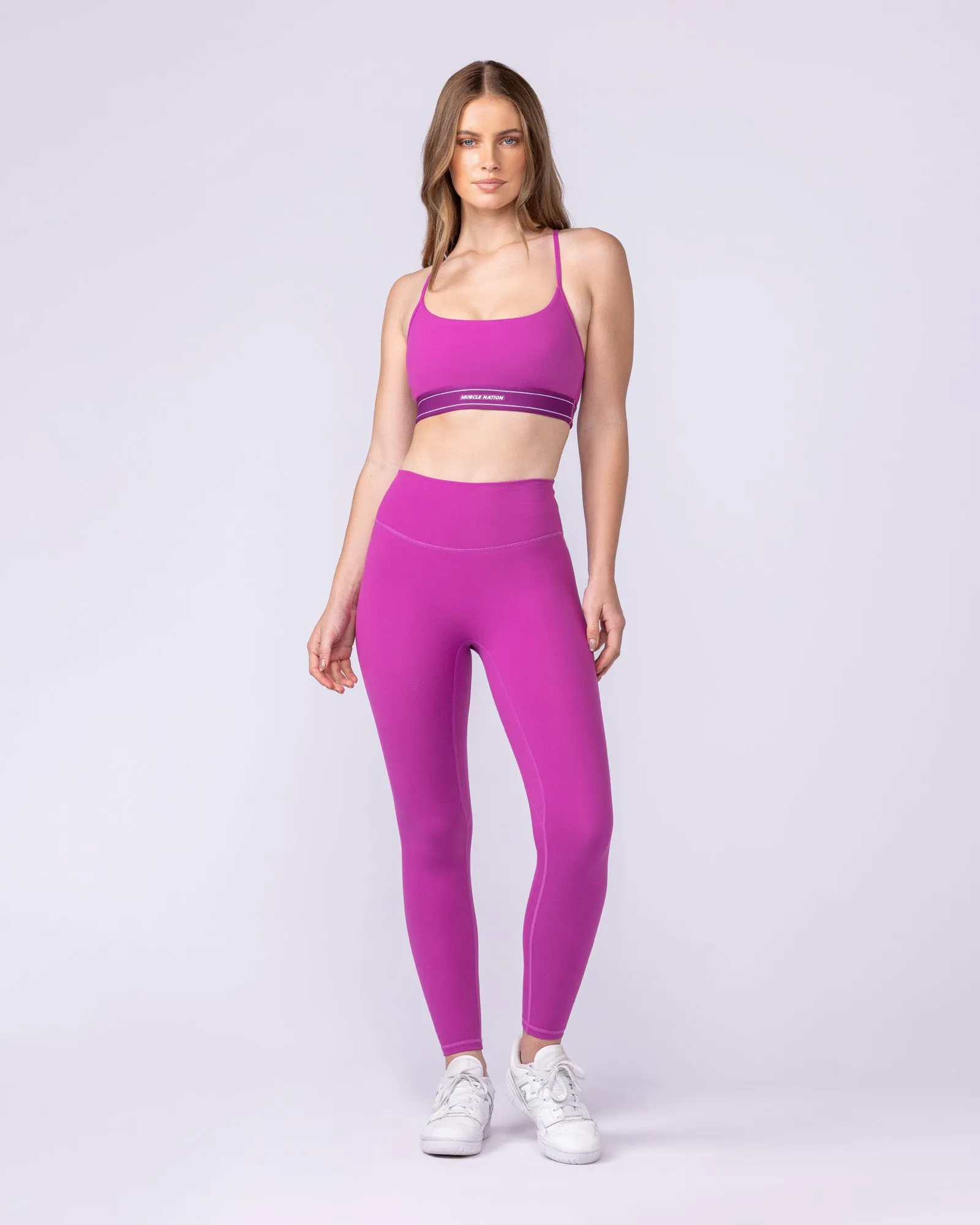Relay Bra - Radiant Orchid sold by Muscle Nation product image thumbnail 5