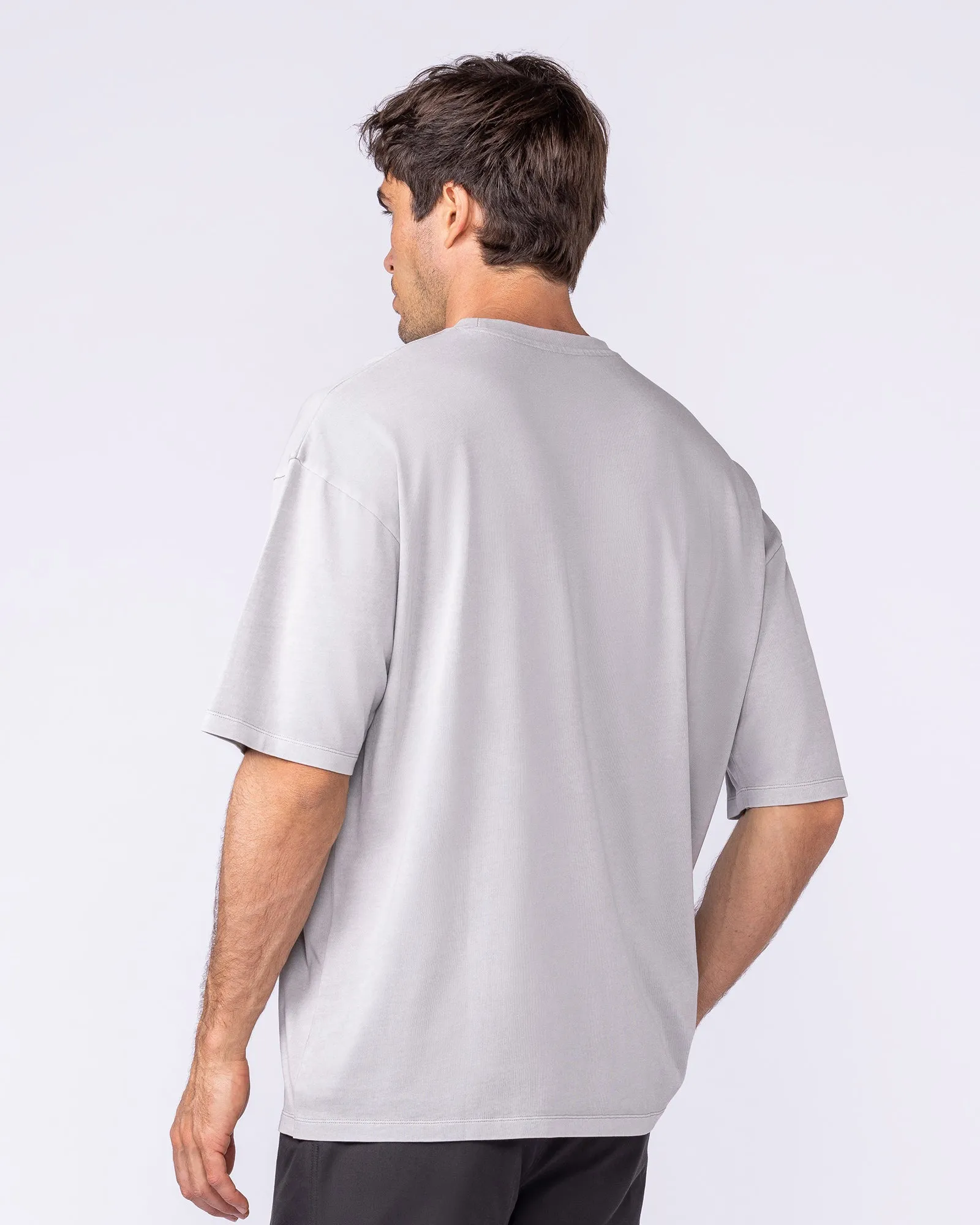 Spartan Oversized Vintage Tee - Washed Quiet Grey sold by Muscle Nation product image thumbnail 2