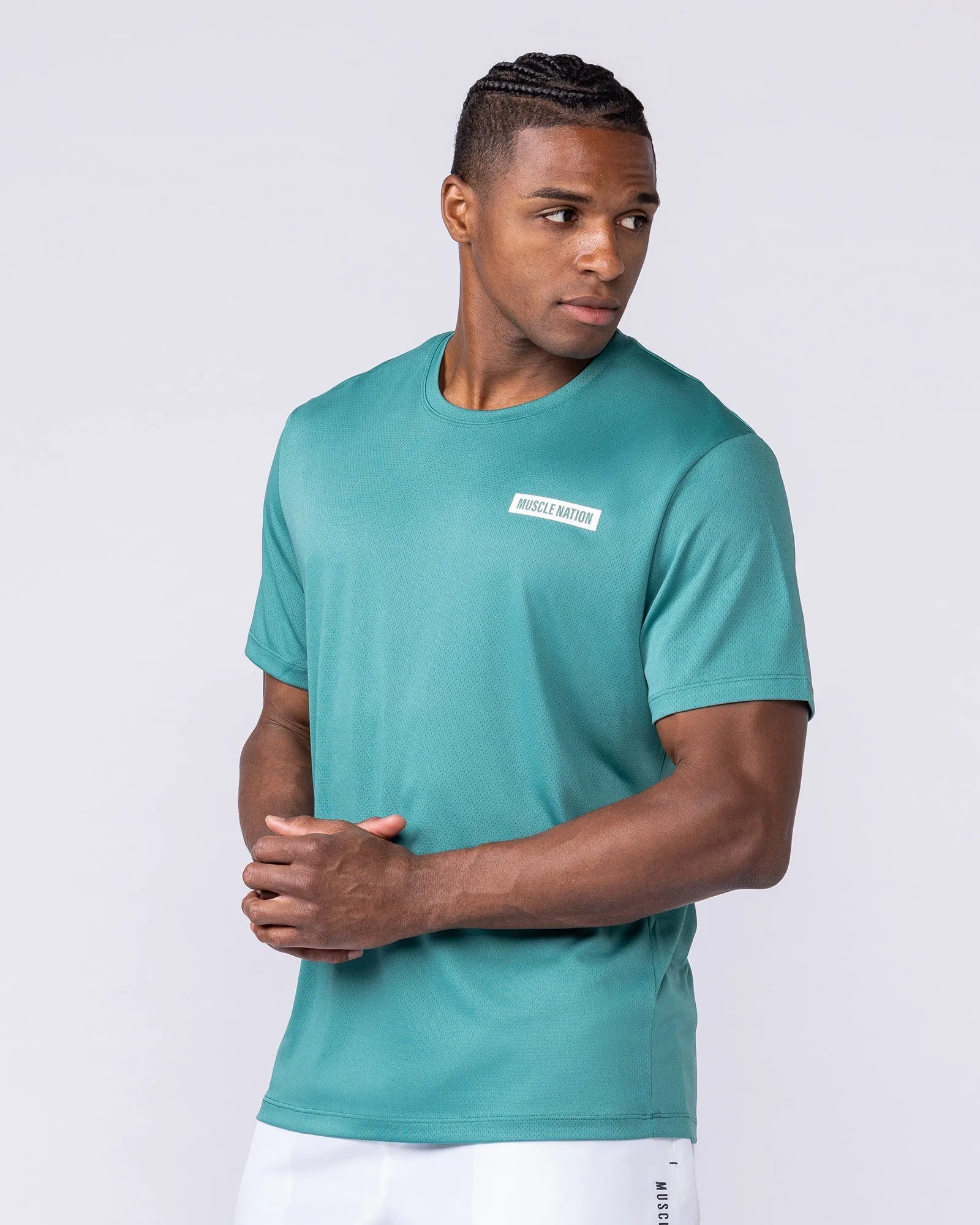 Relaxed Active Tee - Alpine sold by Muscle Nation product image thumbnail 4