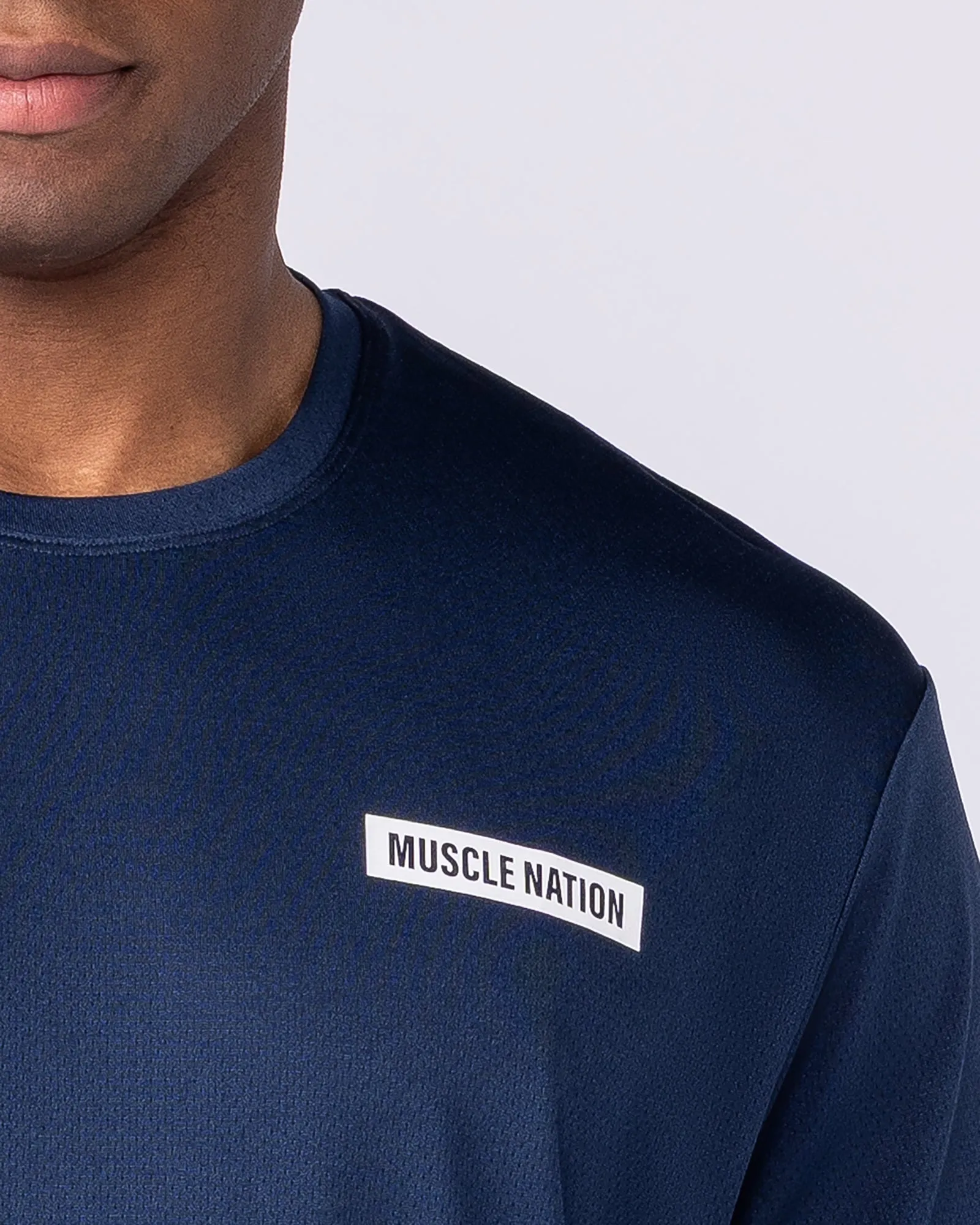 Relaxed Active Tee - Navy sold by Muscle Nation product image thumbnail 2