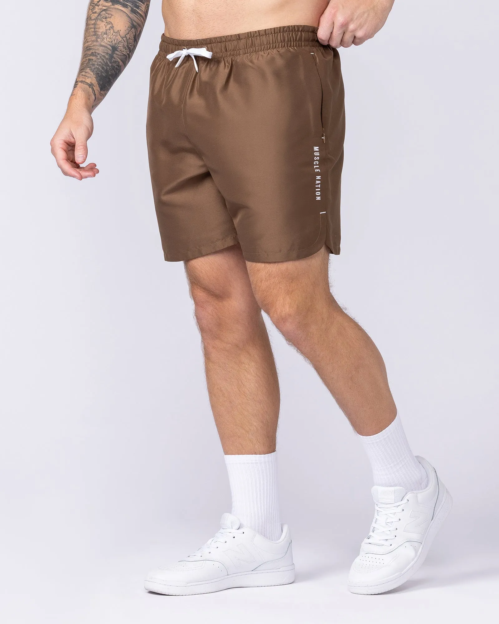 Standard Shorts - Hazelnut sold by Muscle Nation