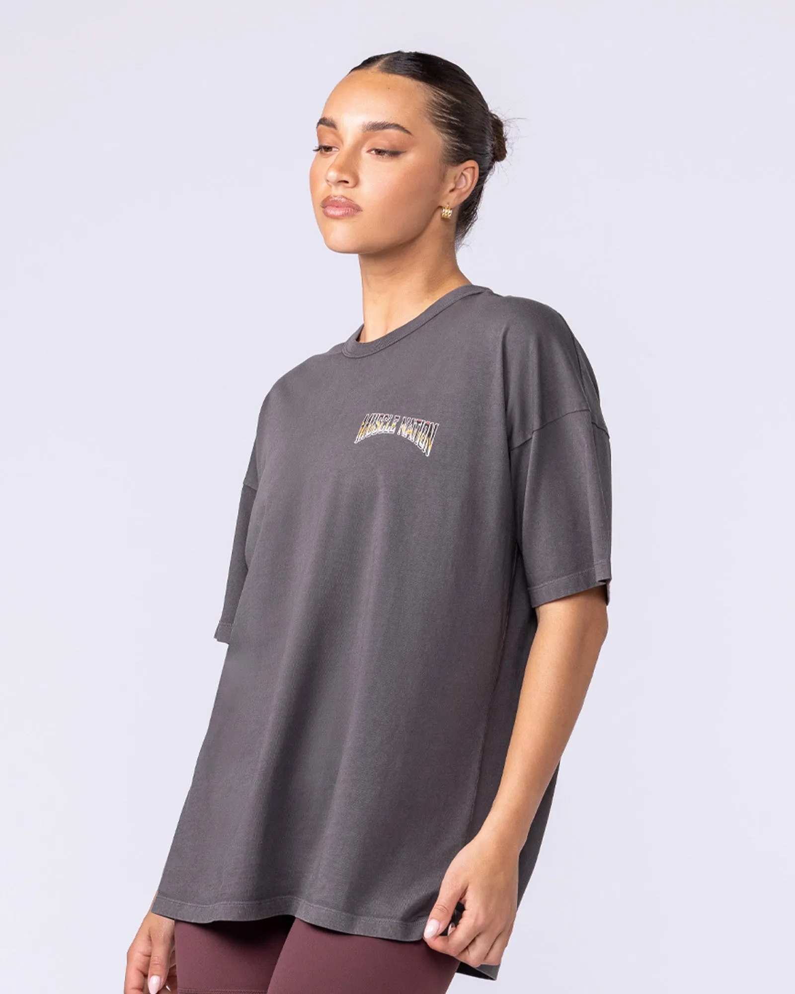 World Tour Oversized Vintage Tee - Washed Tornado sold by Muscle Nation product image thumbnail 4