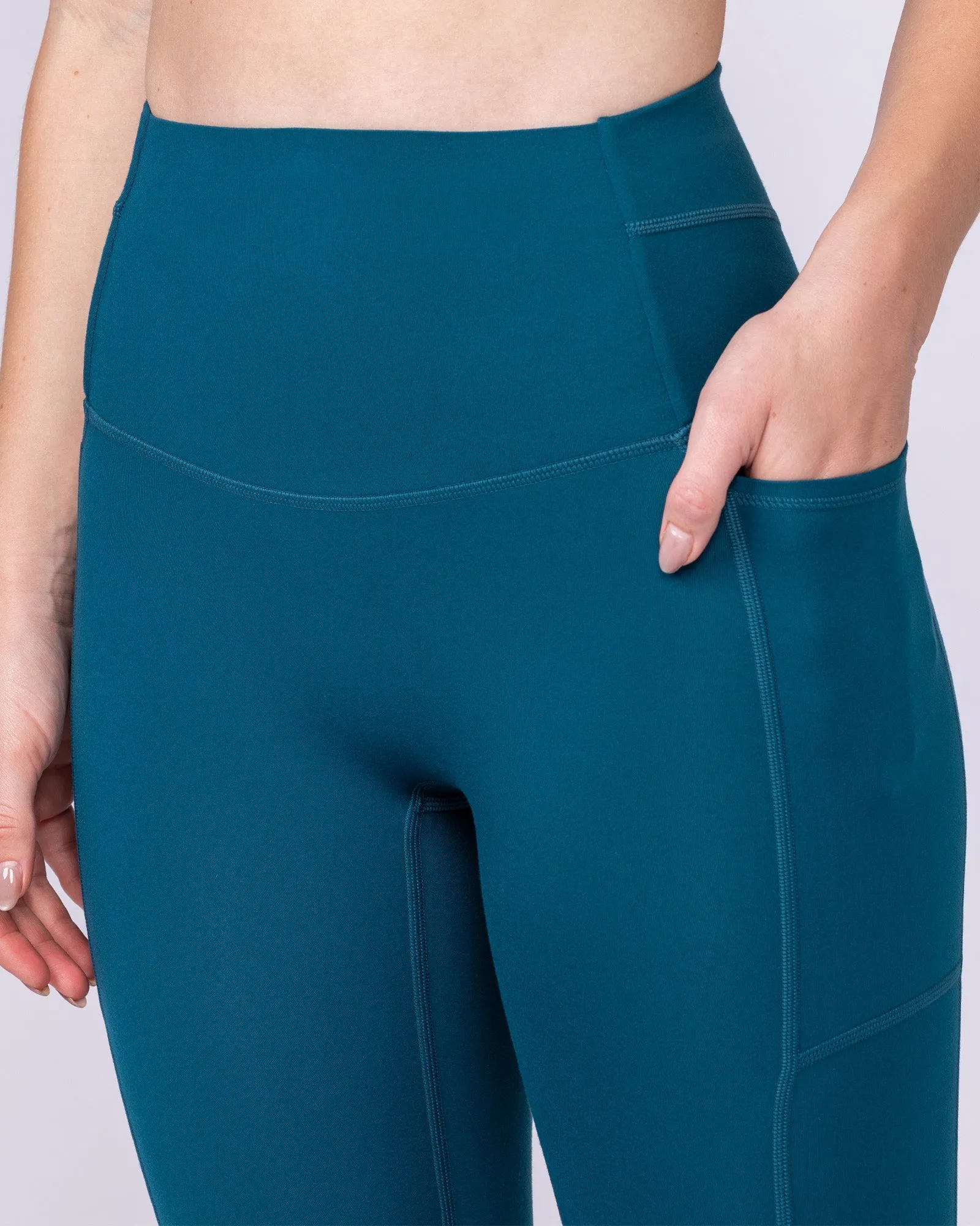 Unrivalled Everyday Pocket Ankle Leggings - Dark Marine sold by Muscle Nation product image thumbnail 2