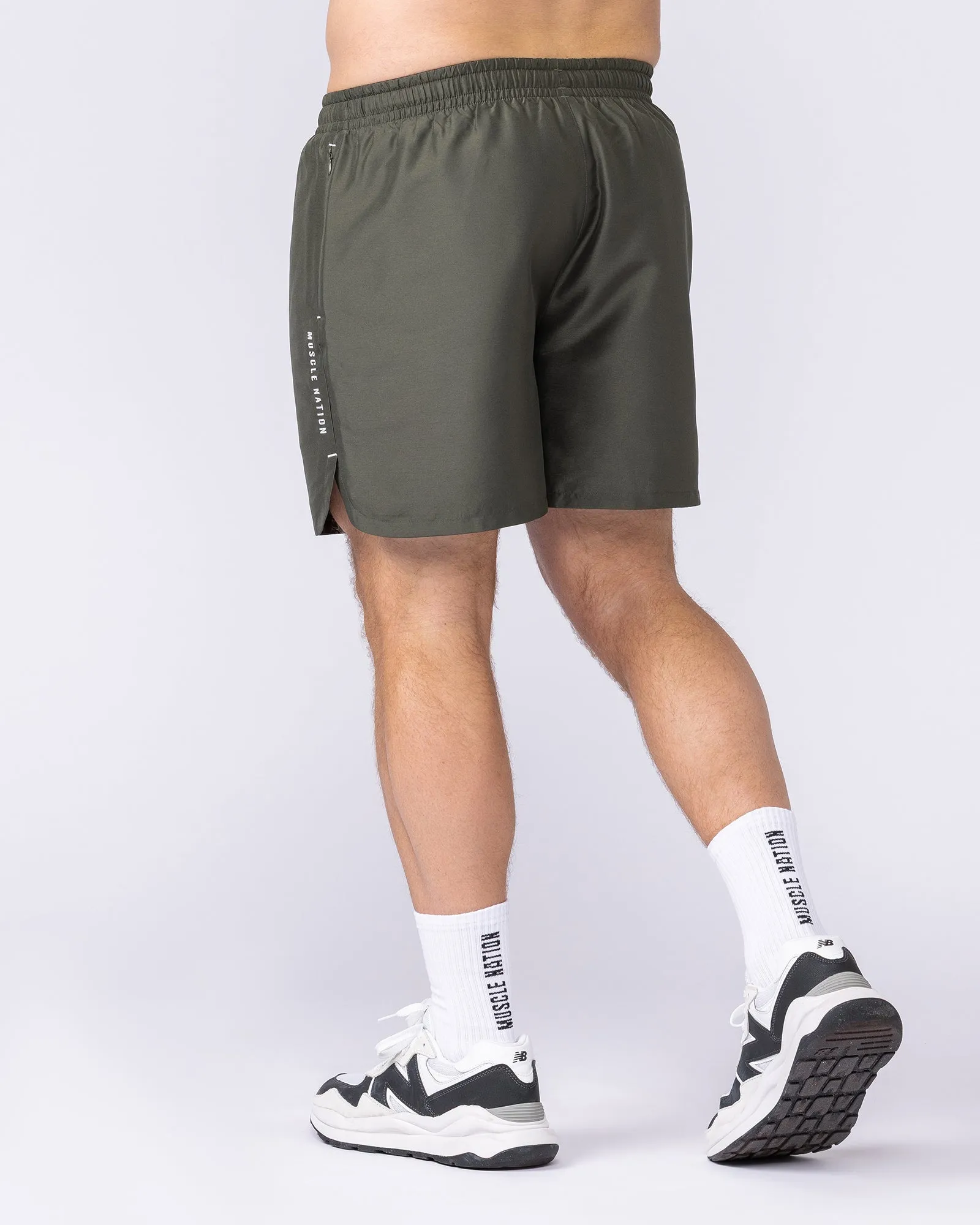 Standard Shorts - Dark Khaki sold by Muscle Nation product image thumbnail 2