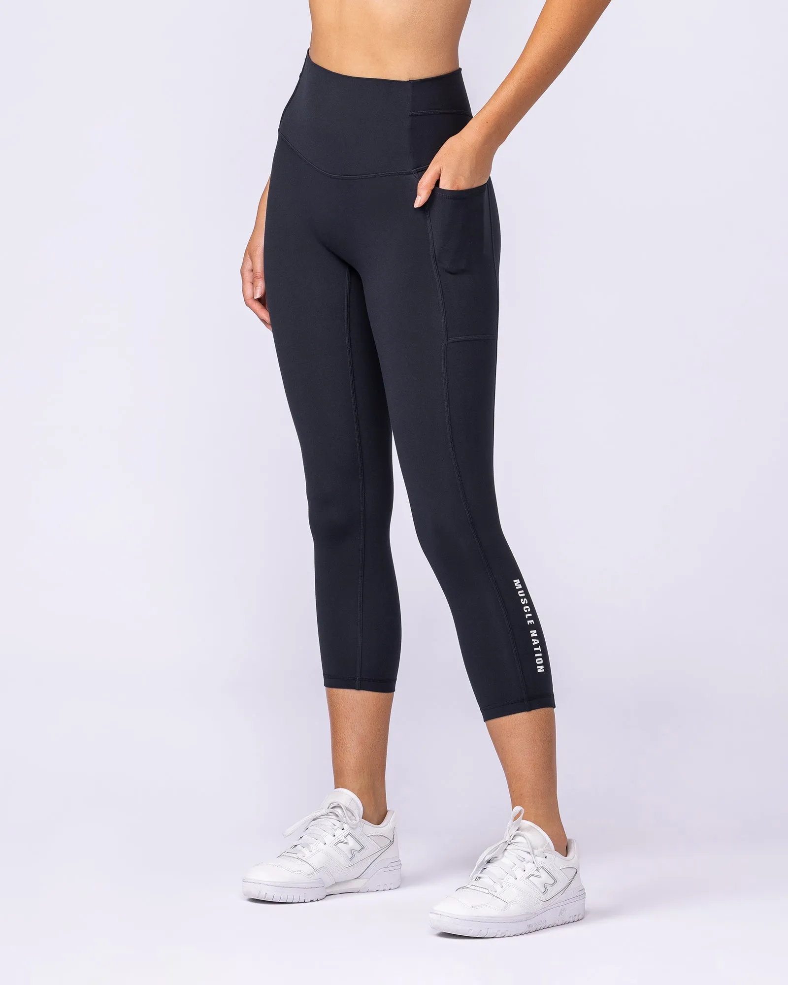 Unrivalled Everyday Pocket 7/8 Leggings - Black sold by Muscle Nation product image thumbnail 2