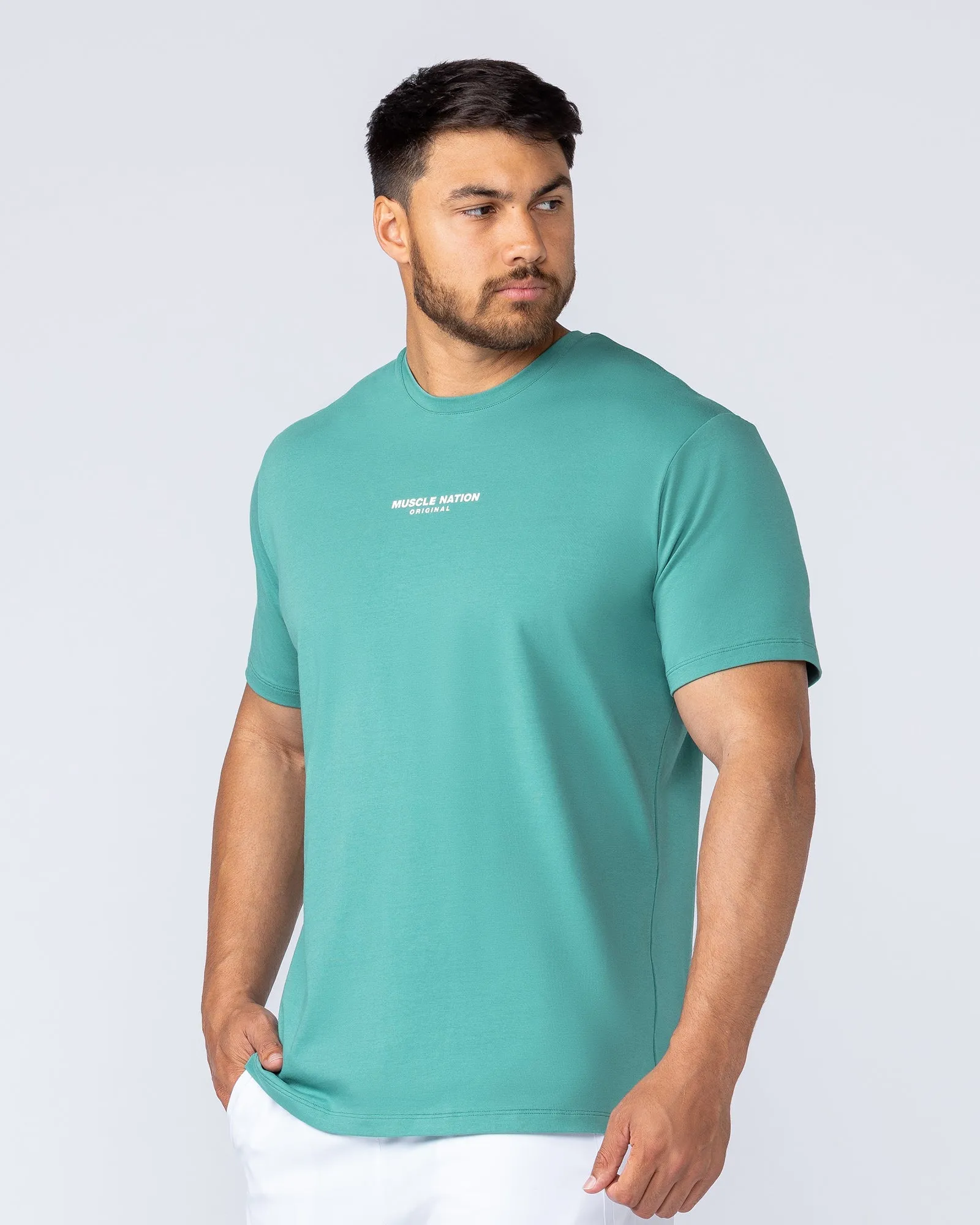Staple Condition Tee - Alpine sold by Muscle Nation product image thumbnail 3
