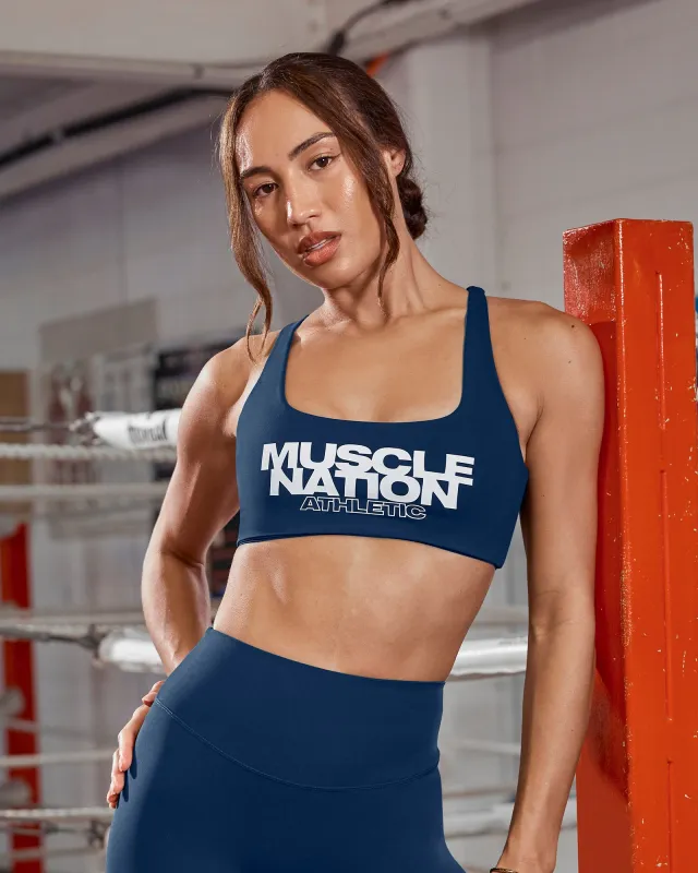 Traction Bra - Navy sold by Muscle Nation
