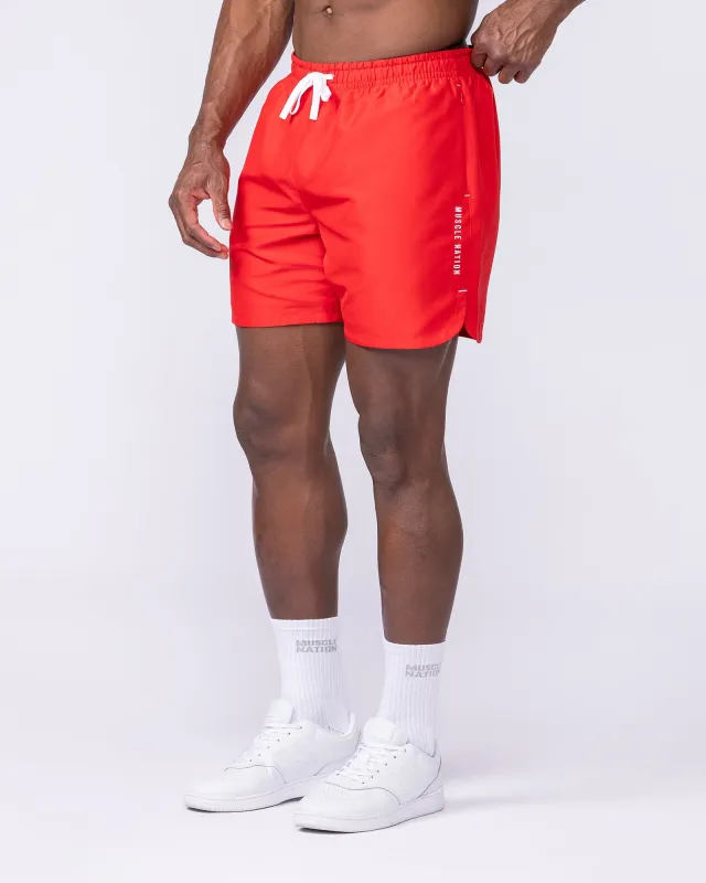 Standard Shorts - Red sold by Muscle Nation