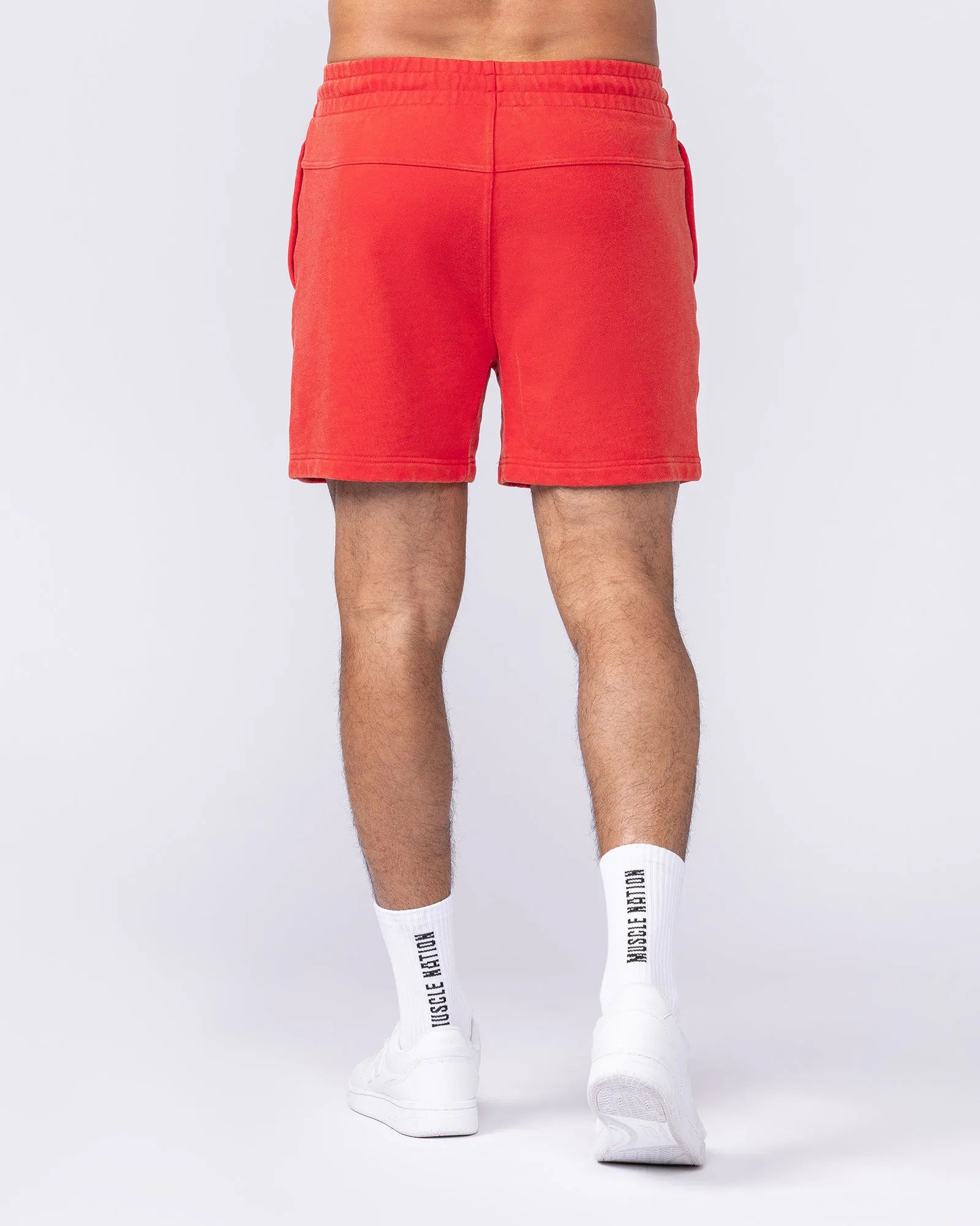 Sweat 5" Shorts - Washed Red sold by Muscle Nation product image thumbnail 5