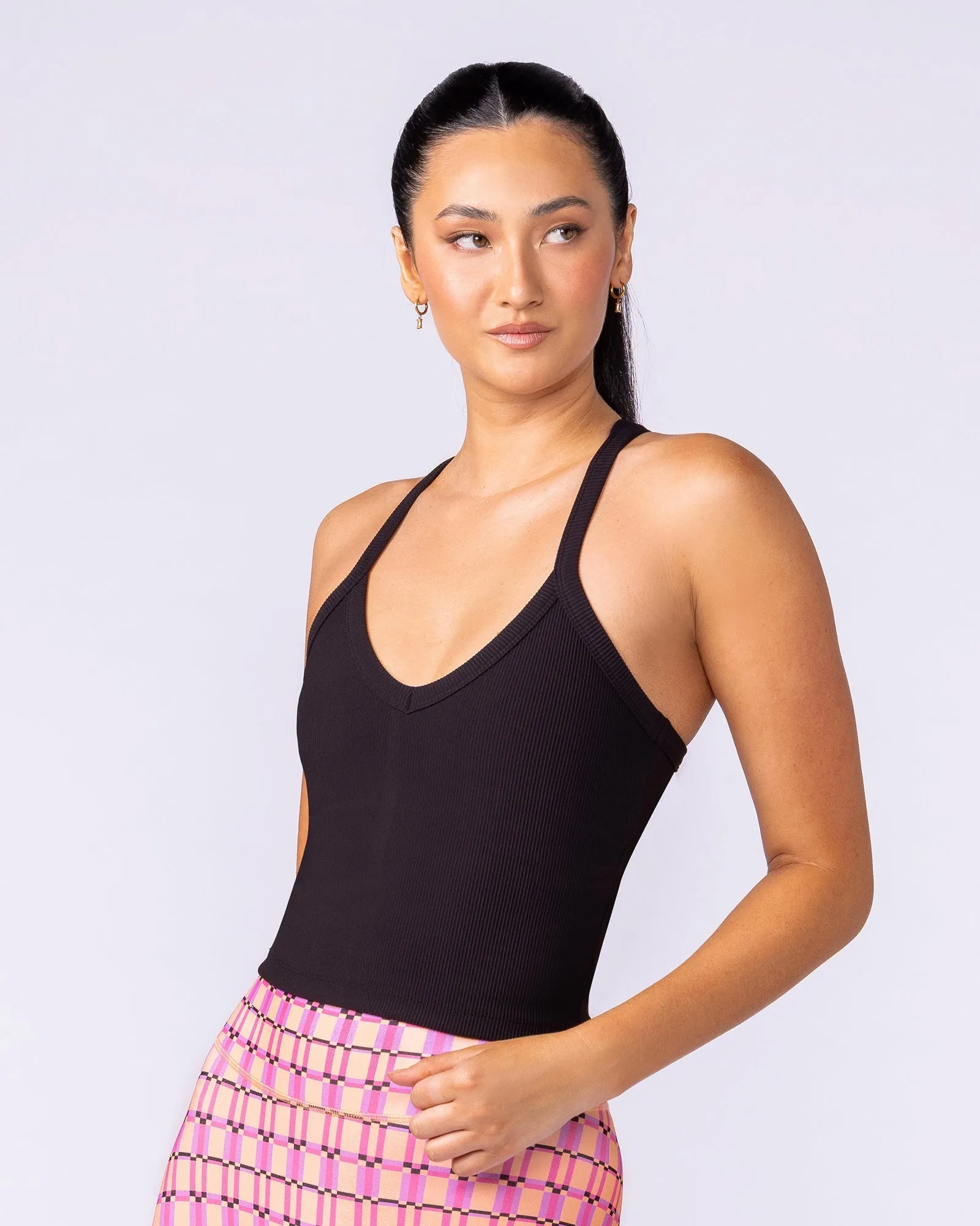 Stunner Rib Bra Tank - Black sold by Muscle Nation product image thumbnail 3