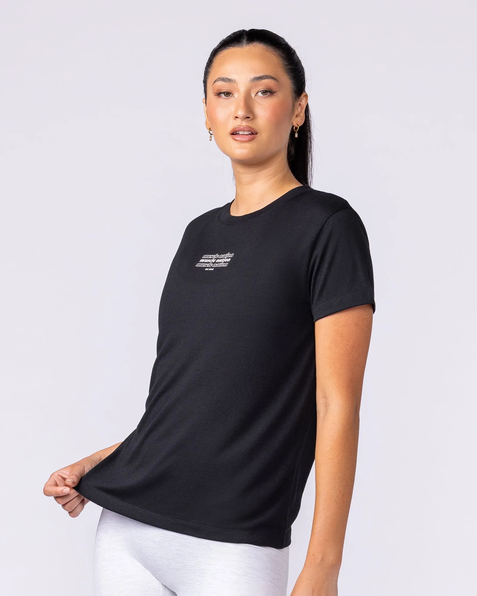 Results Training Tee - Black sold by Muscle Nation product image thumbnail 3