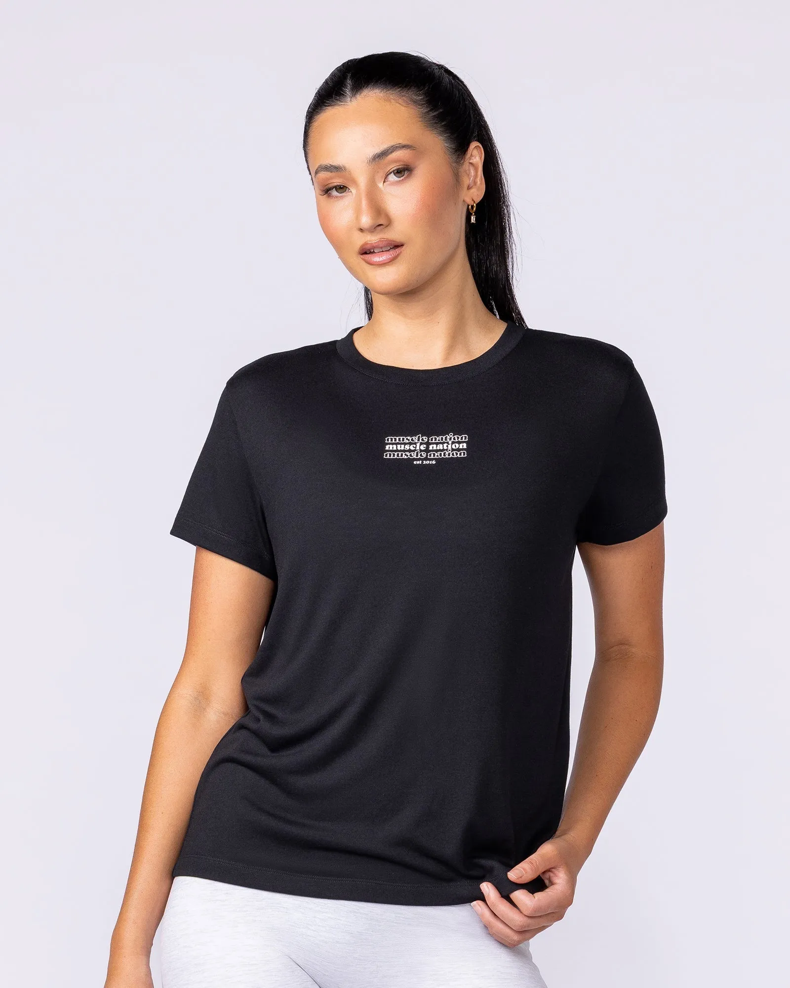 Results Training Tee - Black sold by Muscle Nation