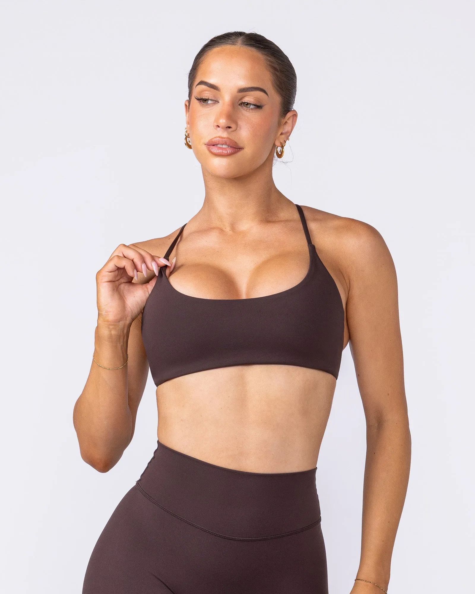 Liberty Strike Bralette - Cocoa sold by Muscle Nation
