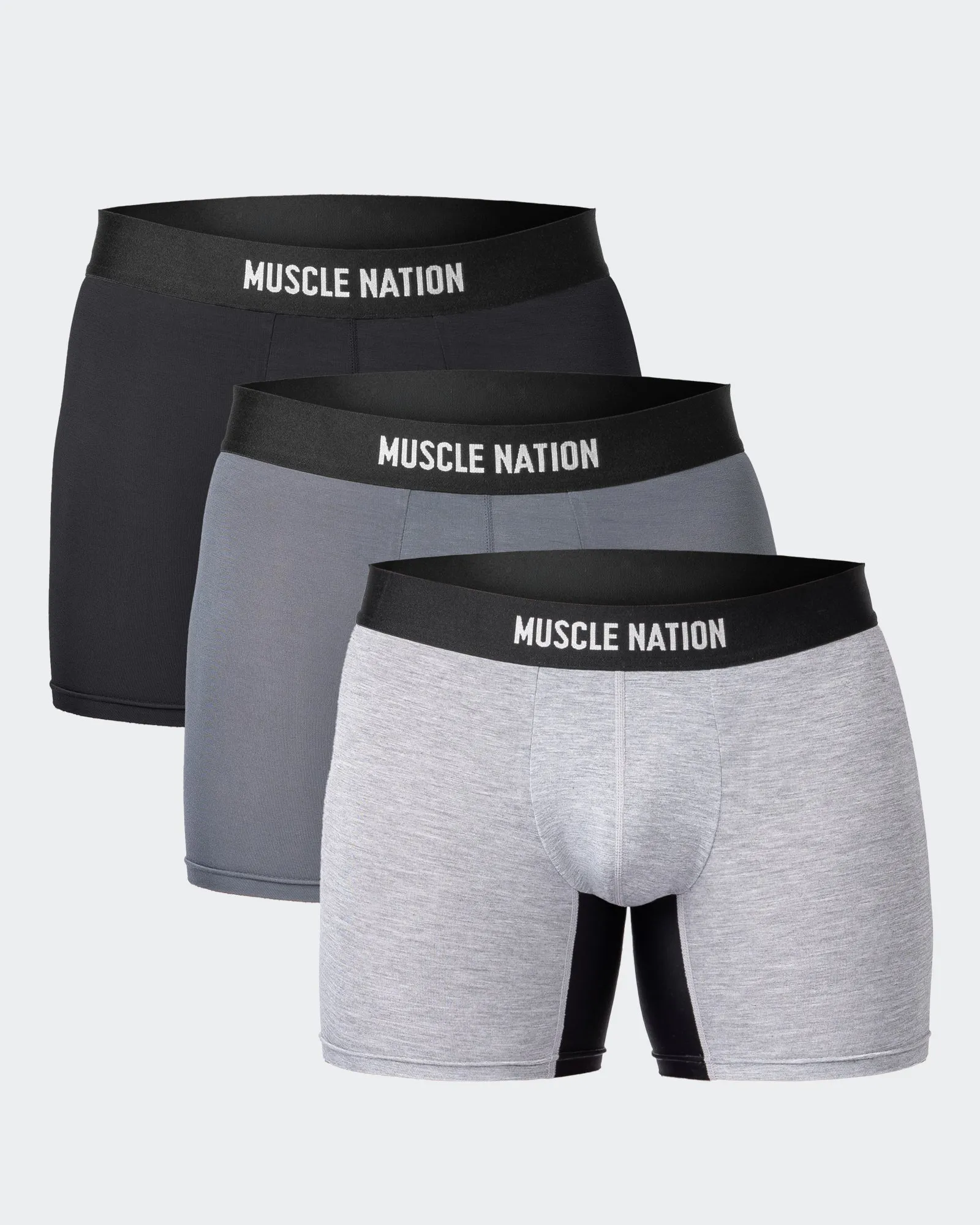 Mens Boxer Briefs - Black Multi sold by Muscle Nation