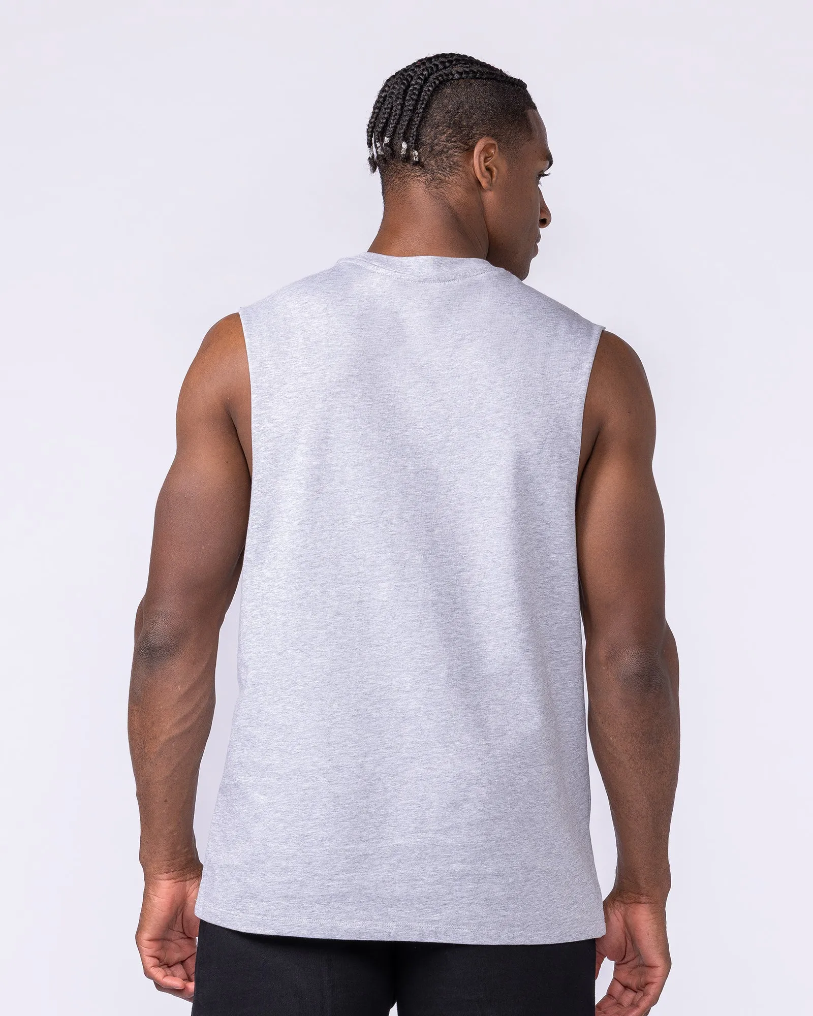Lifestyle Training Tank - Light Grey Marl sold by Muscle Nation product image thumbnail 4