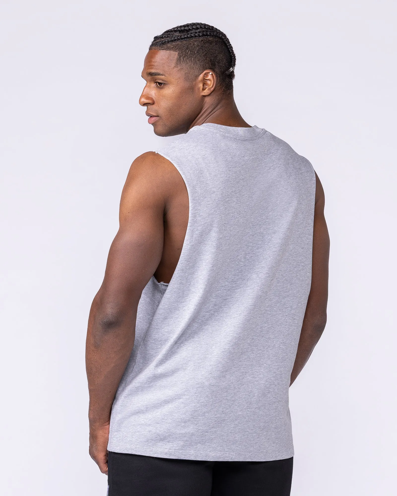 Lifestyle Training Tank - Light Grey Marl sold by Muscle Nation product image thumbnail 2