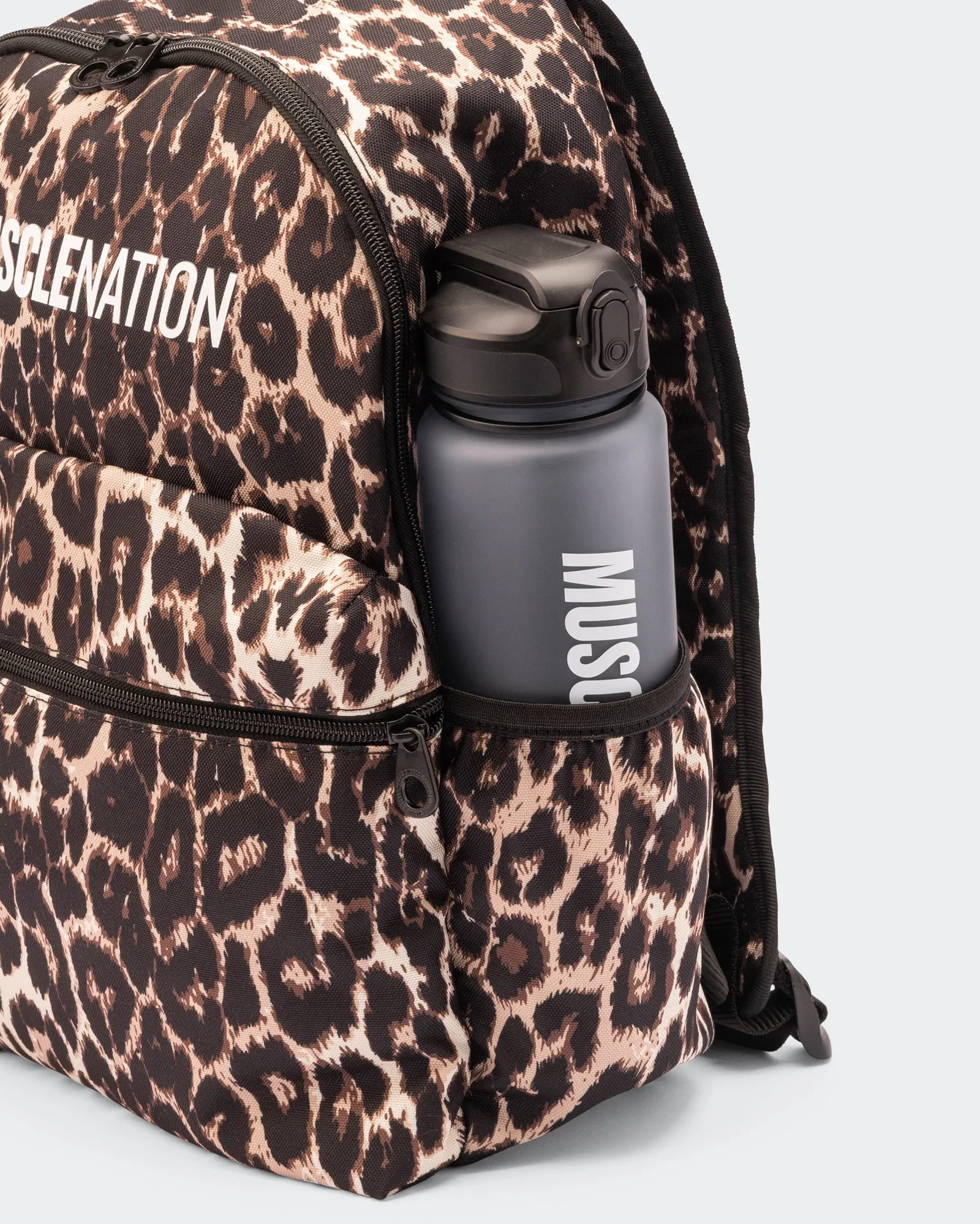 Muscle Nation Backpack - True Leopard Print sold by Muscle Nation product image thumbnail 2