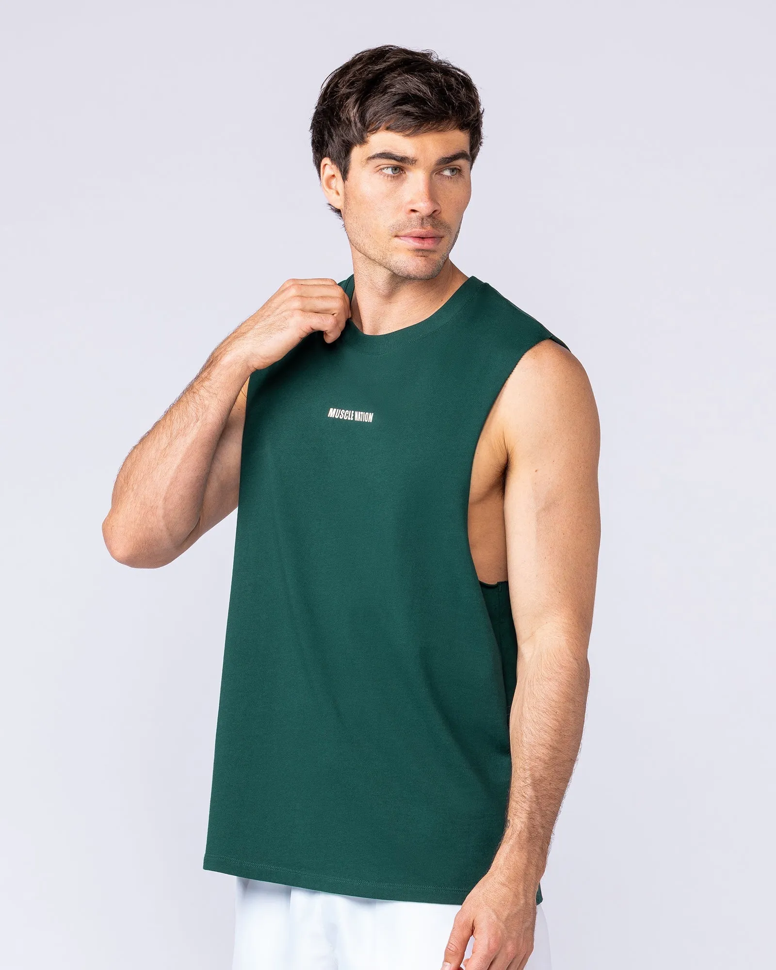 Lifestyle Training Tank - Sporting Green sold by Muscle Nation product image thumbnail 3